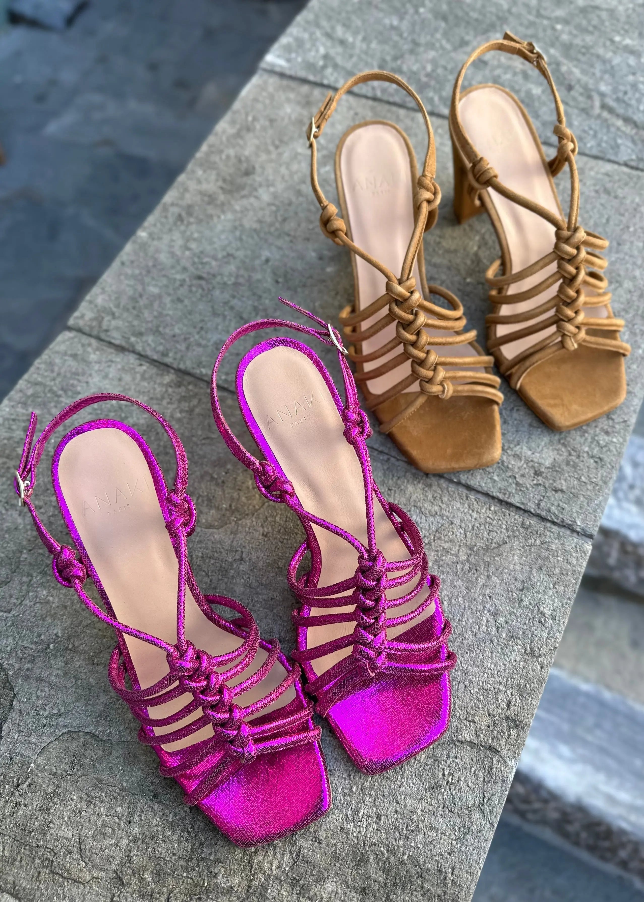 Sandales à talons Anaki Paris Meryl Fuxia Anaki Paris