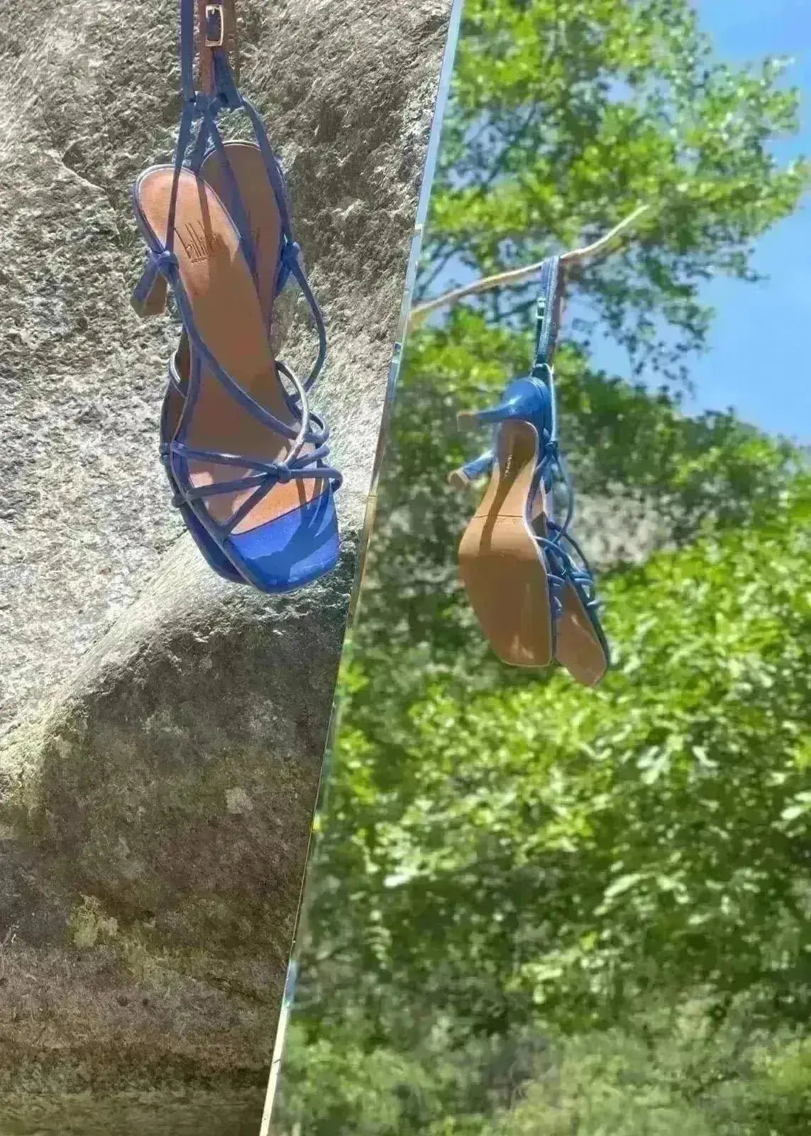 Sandales à talons Billi Bi 2061 Cobalt blue Billi bi