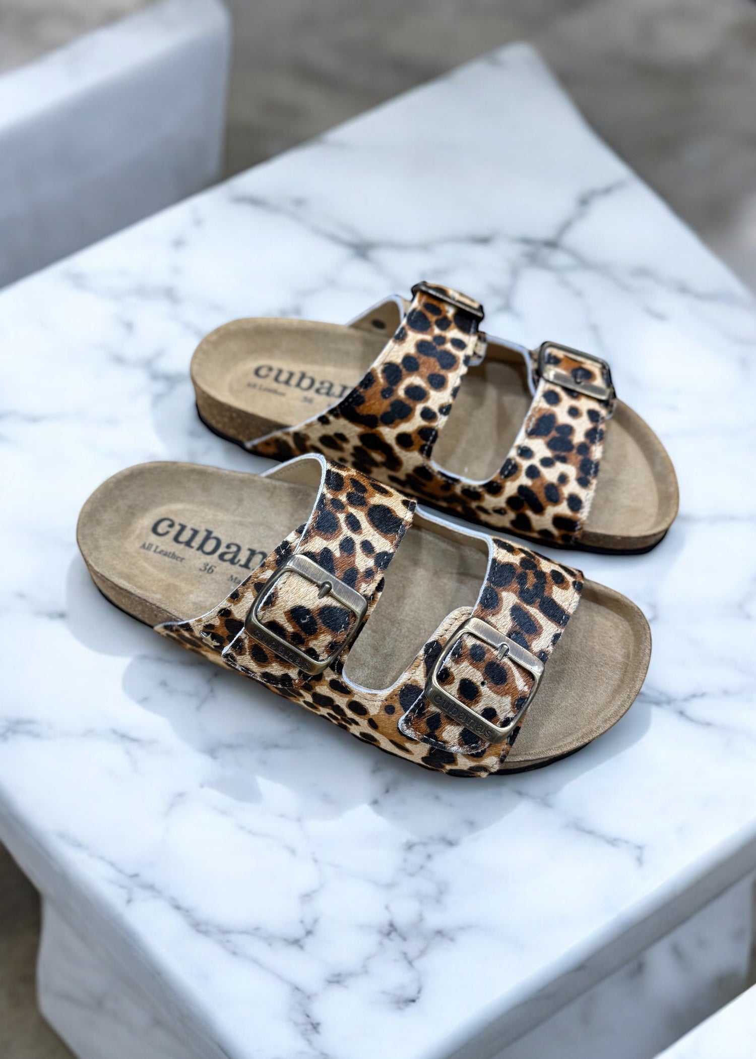 Sandales Cubanas Amalia Léo print Cubanas