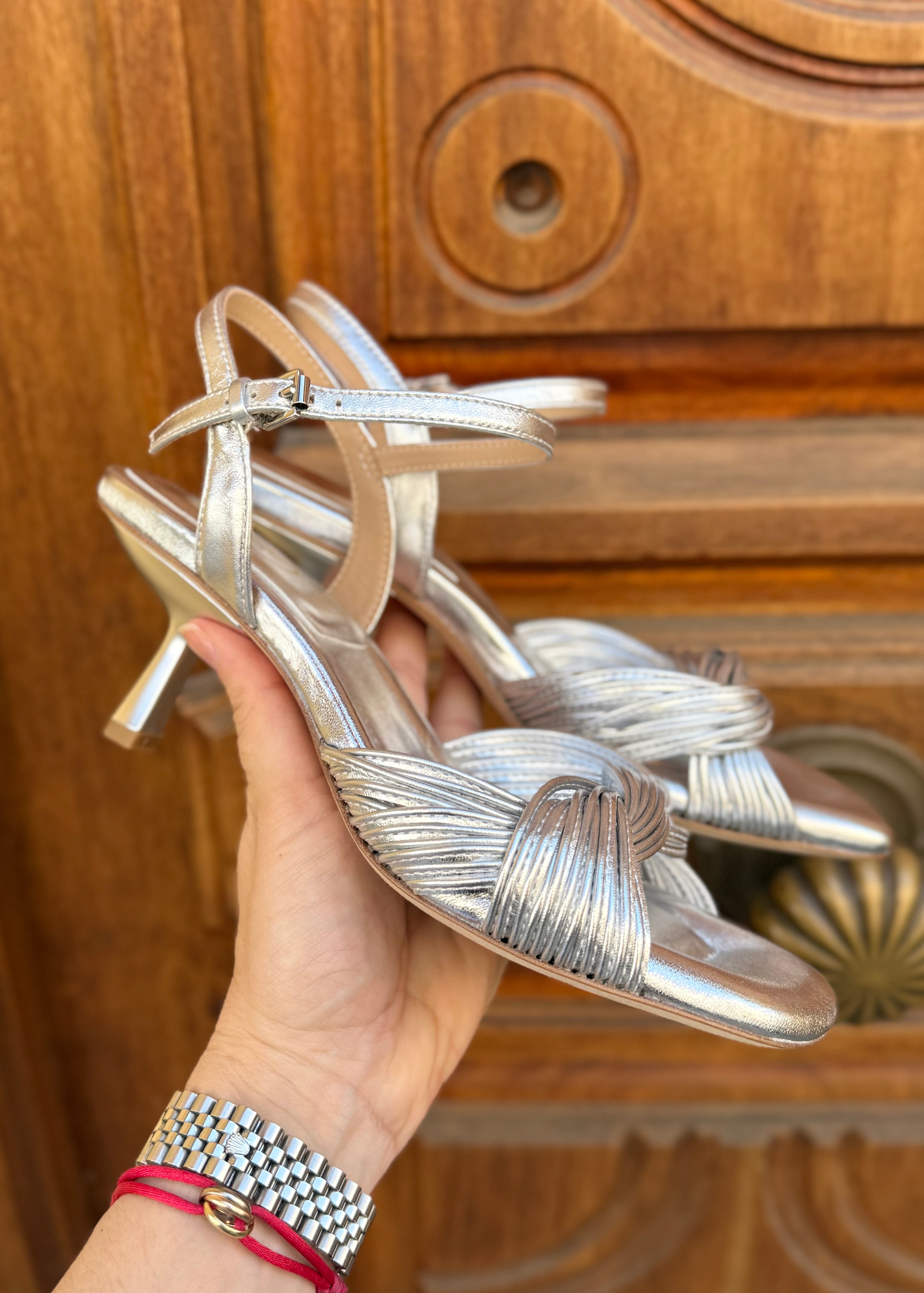 Sandales à talon Ash Janis Silver Ash