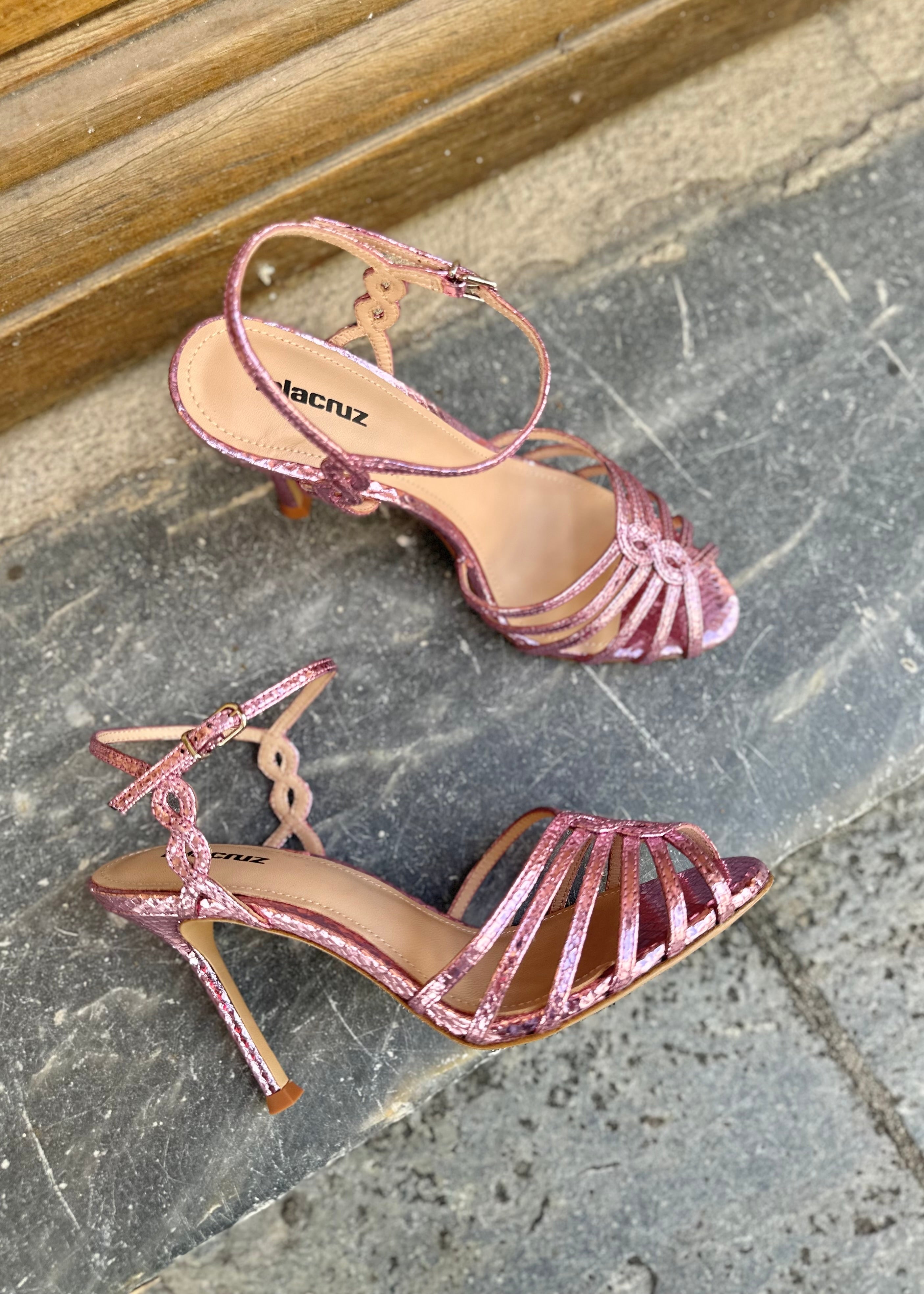 Sandales à talons Lola Cruz Tango 95 Pink Lola Cruz