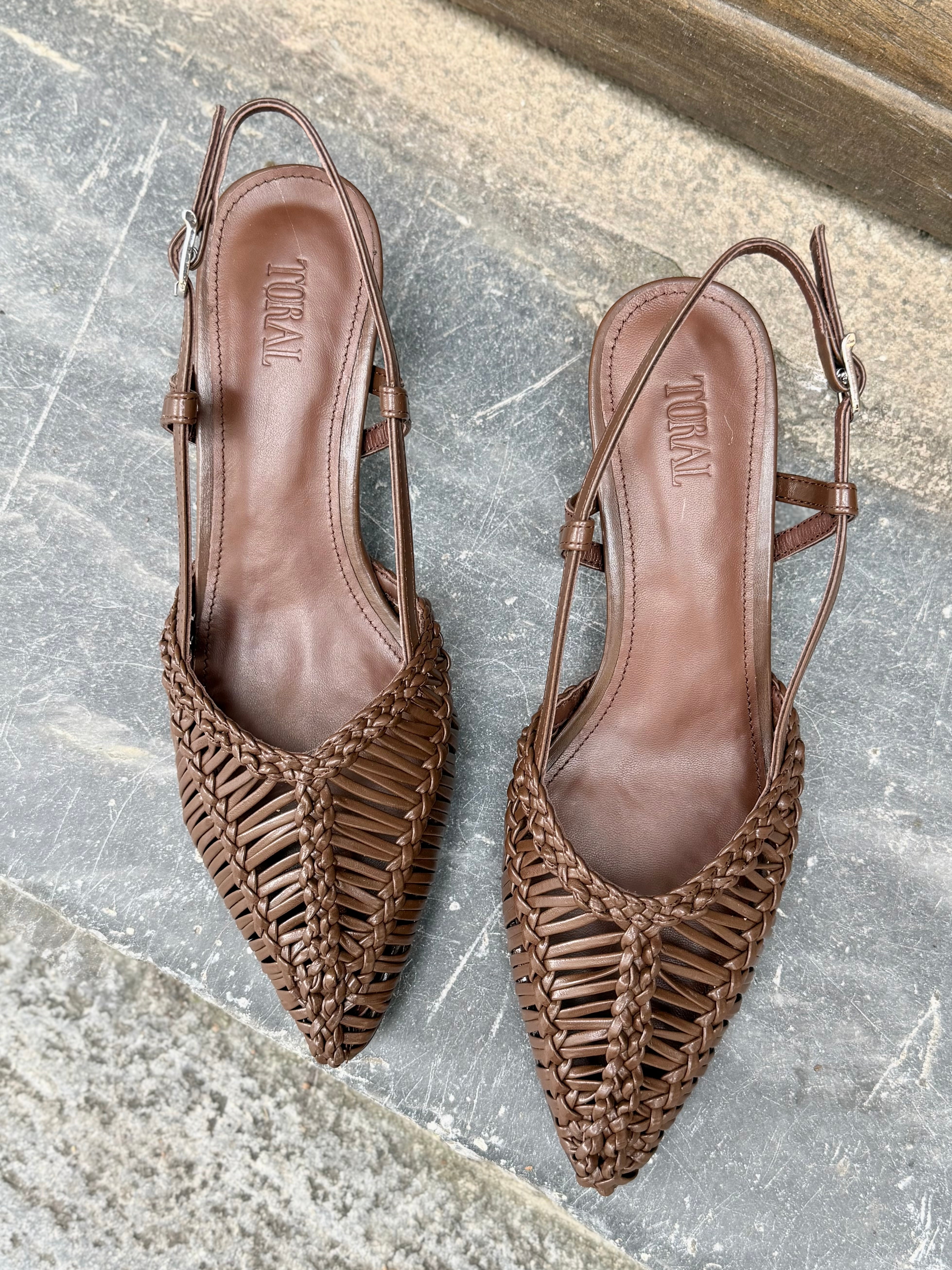 Slingback à talons Toral Kathryn Marron Toral shoes