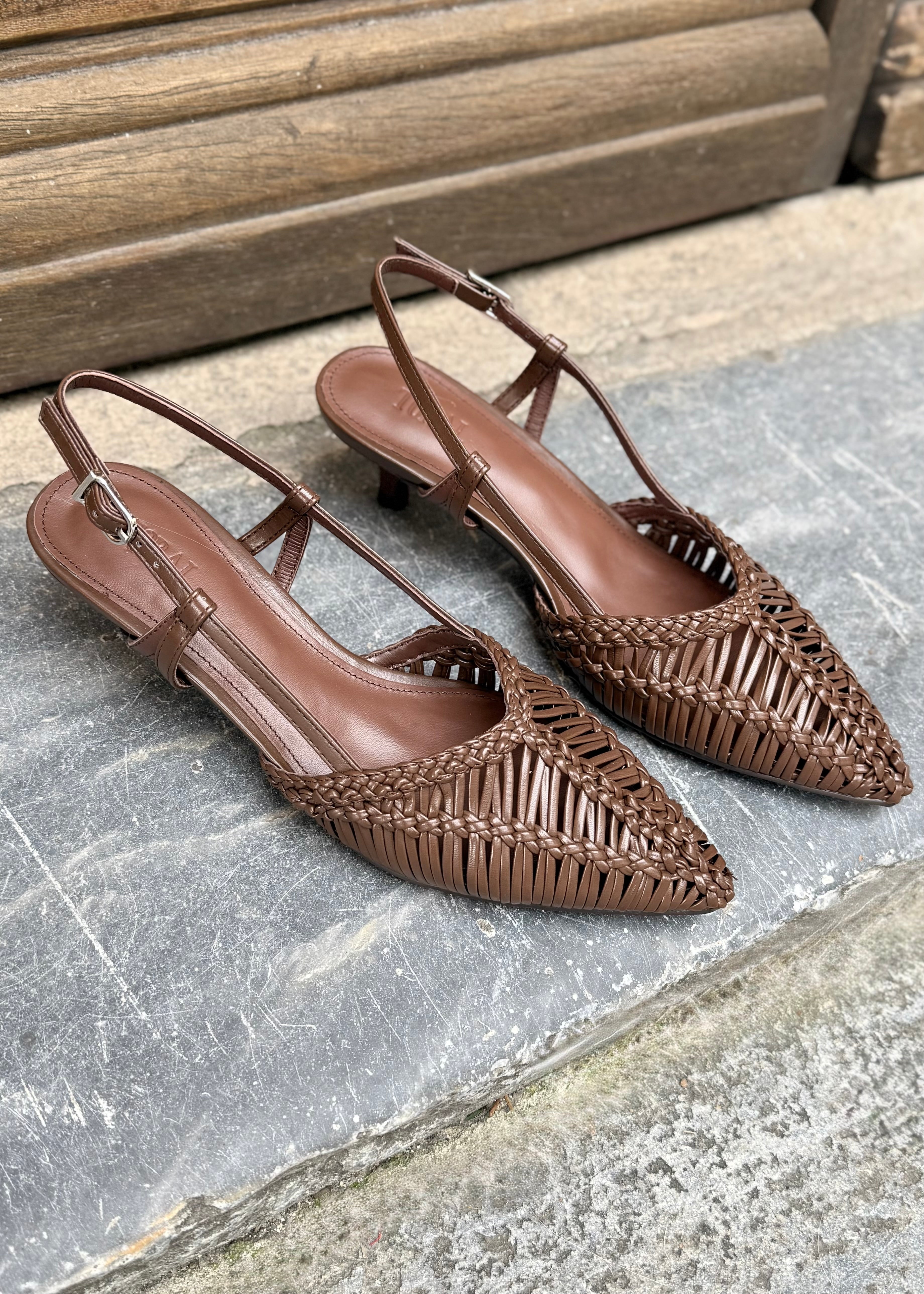 Slingback à talons Toral Kathryn Marron Toral shoes