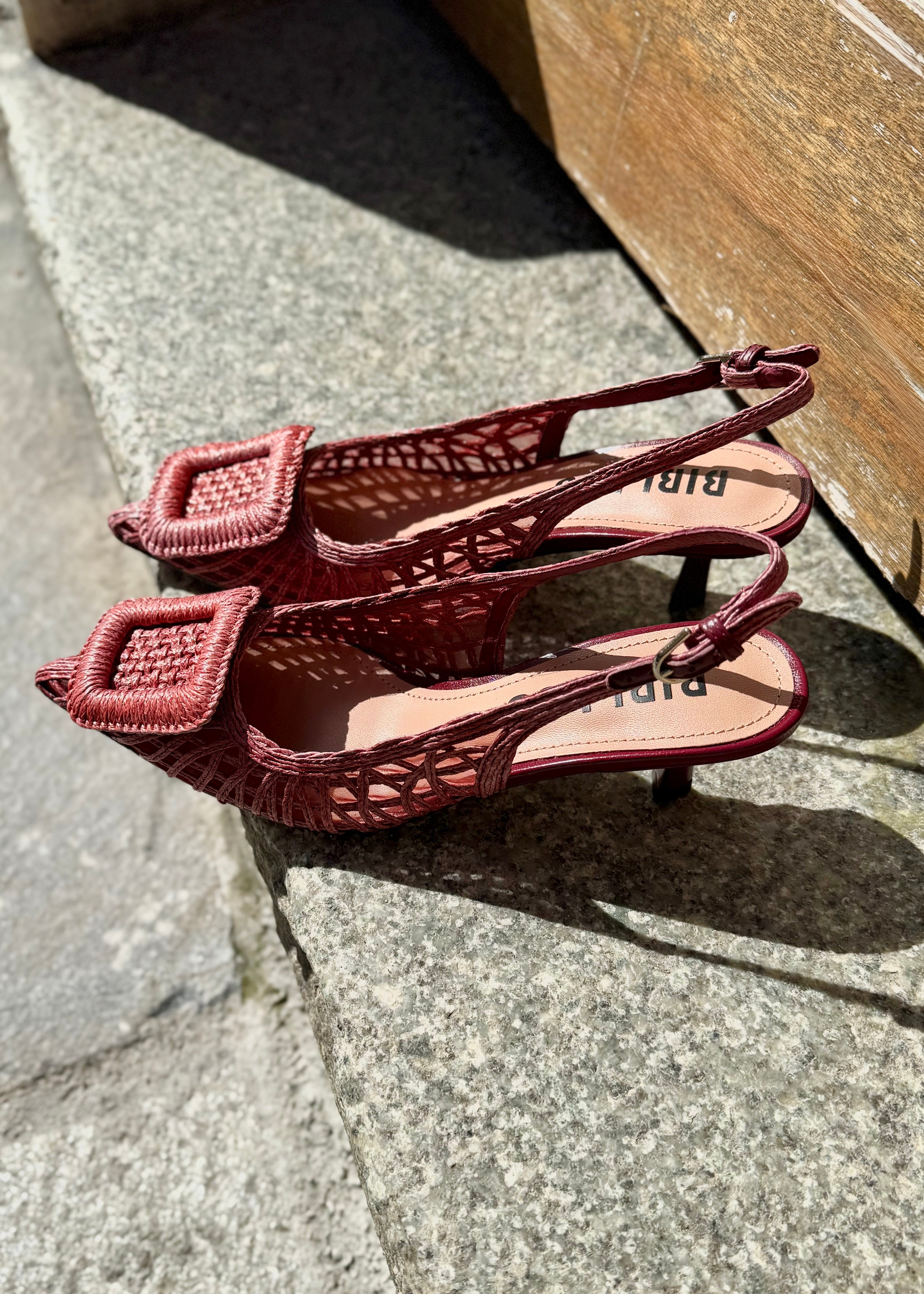 Slingbacks Bibi Lou Azel pump burgundi Bibi Lou