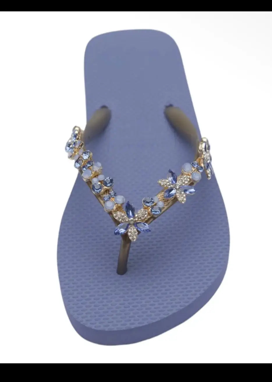 Tongs Chanclas bleu L'adresse Corte