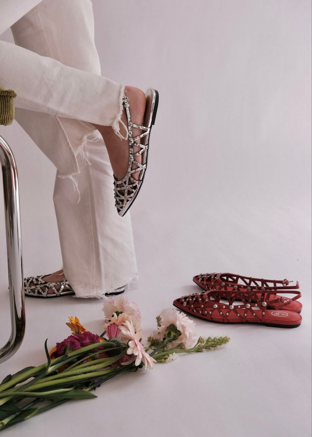 Ballerines Slingback Ash Bazaar Red Ash