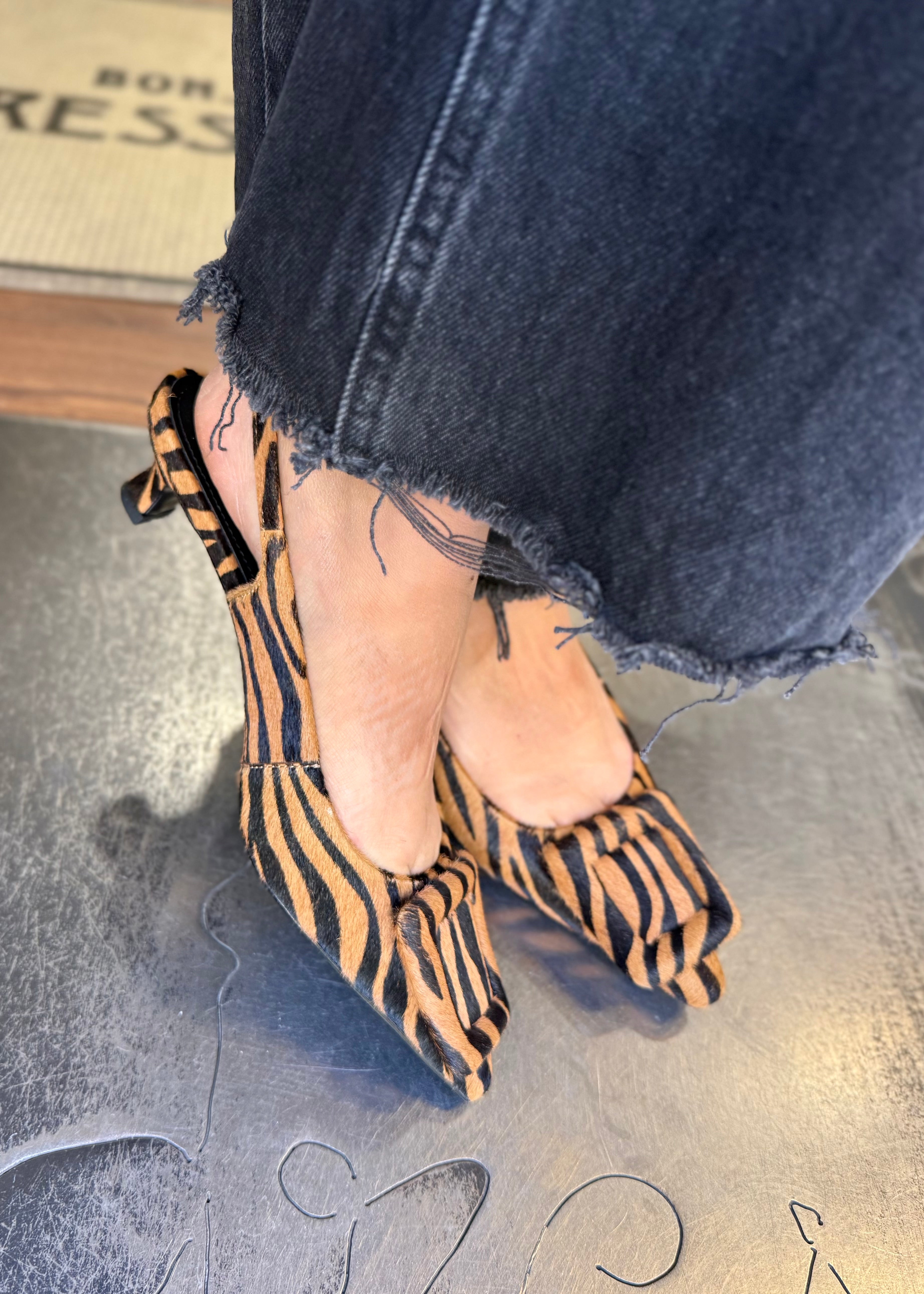 Slingbacks Bibi Lou Bonnie zebra Bibi Lou
