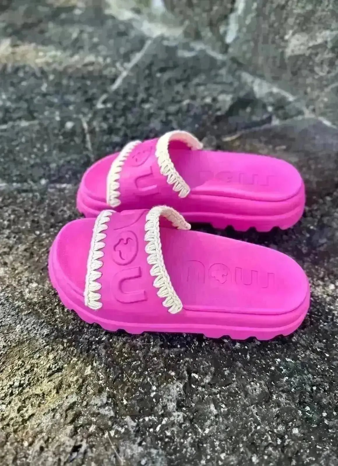 Mules Eva slide MOU Fuxia Mou footwear