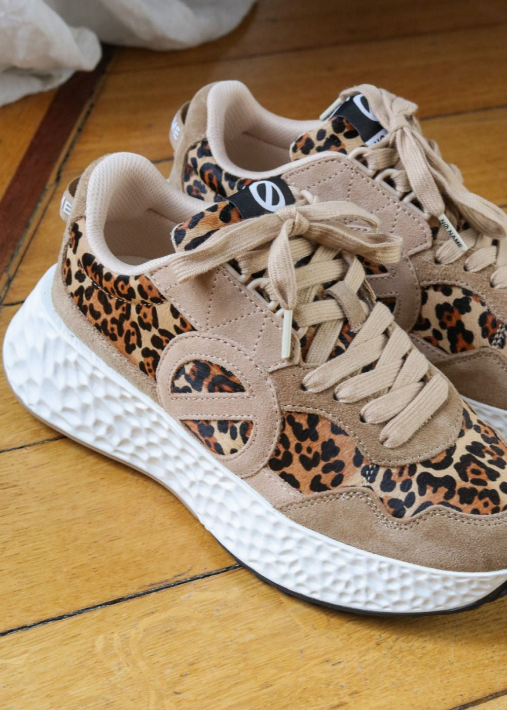Baskets No Name Carter Noisette léopard No Name
