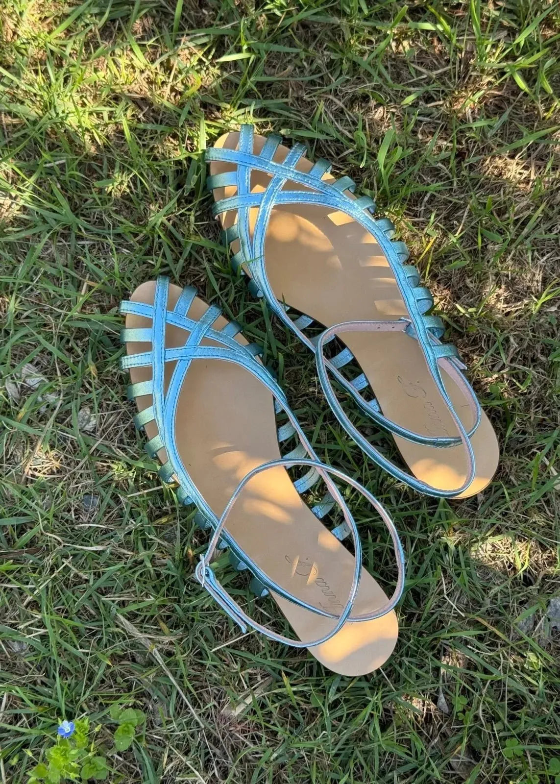 Sandales Anna F. 513 Cielo laminato Anna F.