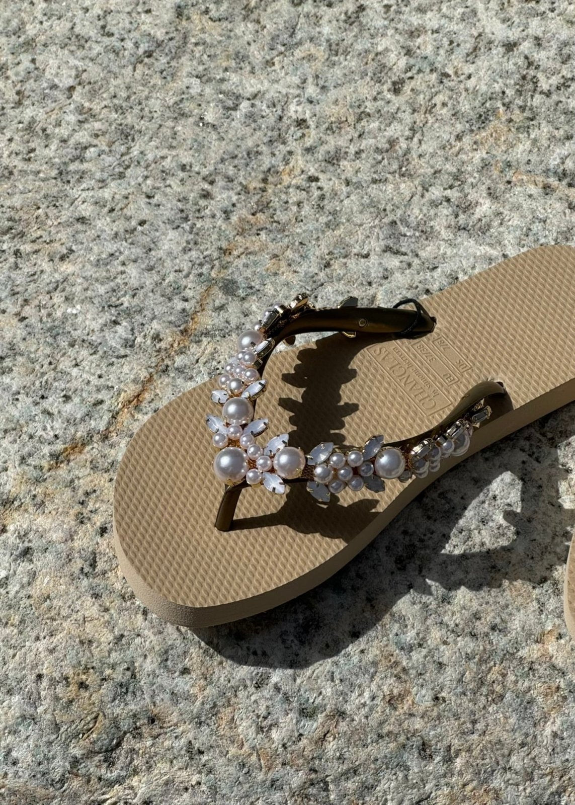 Tongs Chanclas Luisa Beige Chanclas by Simone Herrera