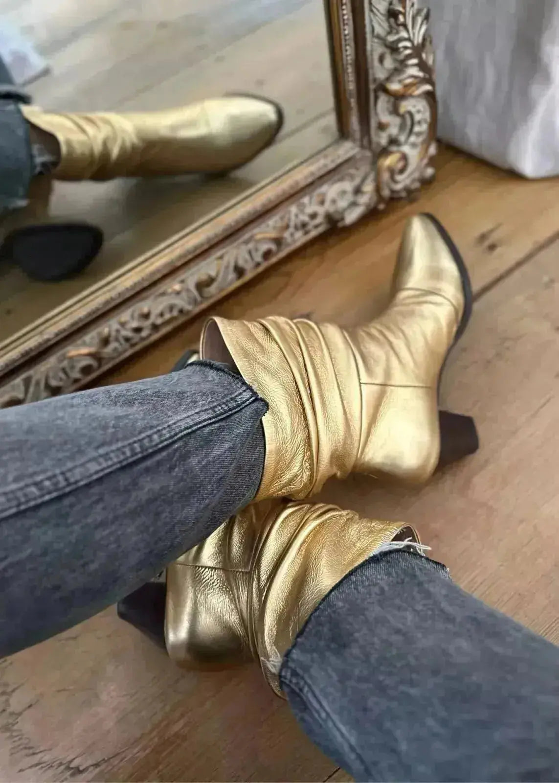 Bottines à talons Bibi Lou Aurora Gold Bibi Lou