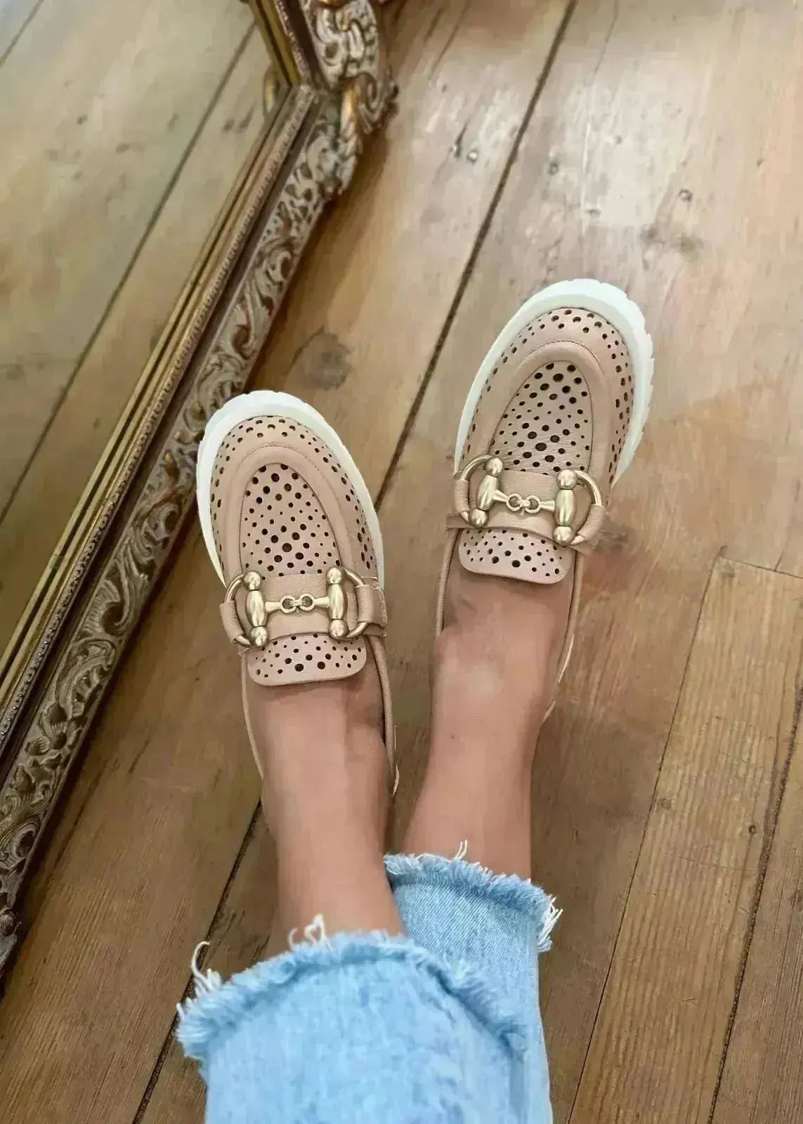 Mocassins Semerdjian E007E7 Nude Semerdjian