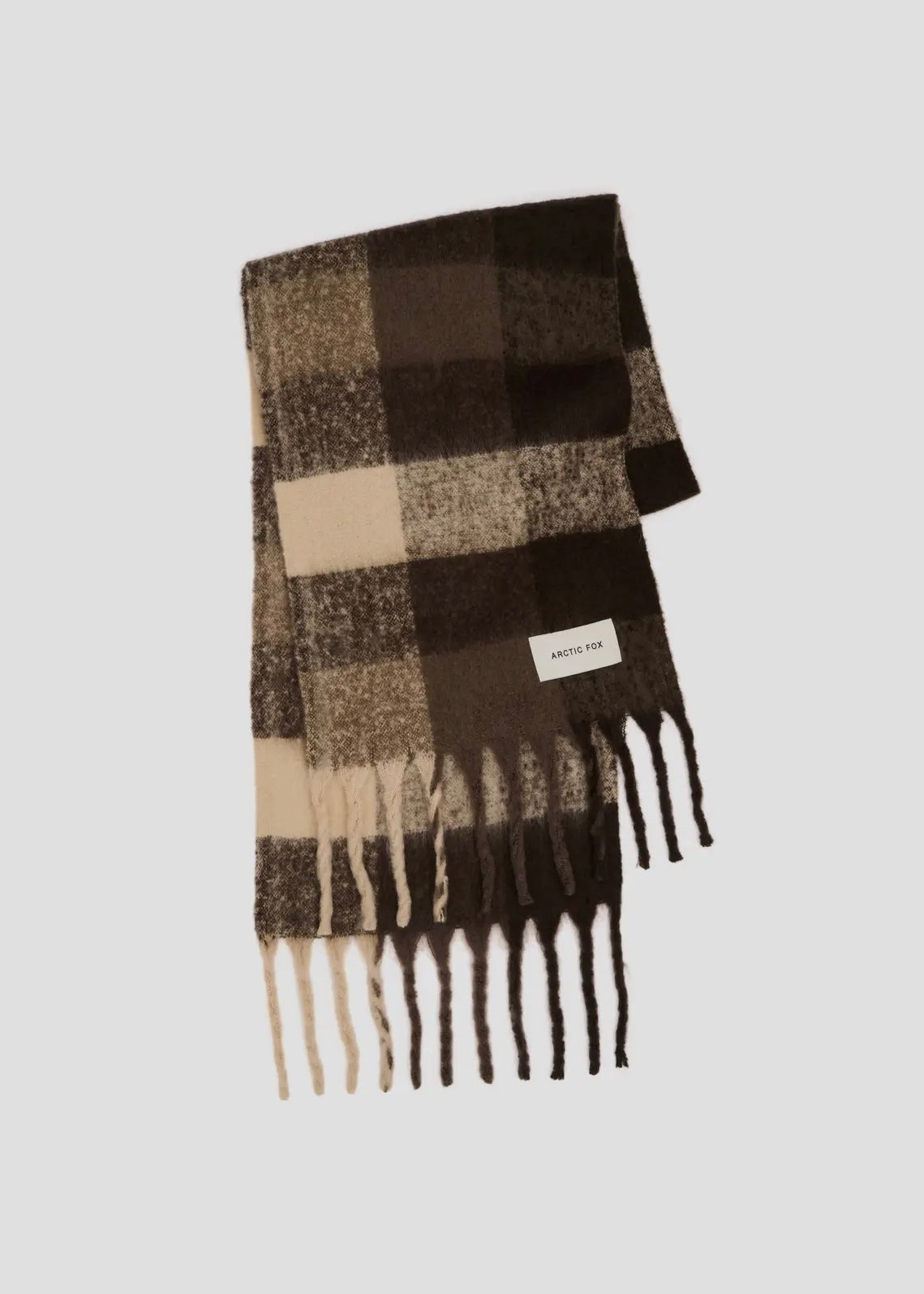 Écharpe Arctic Fox & Co - Brown check Arctic Fox and Co