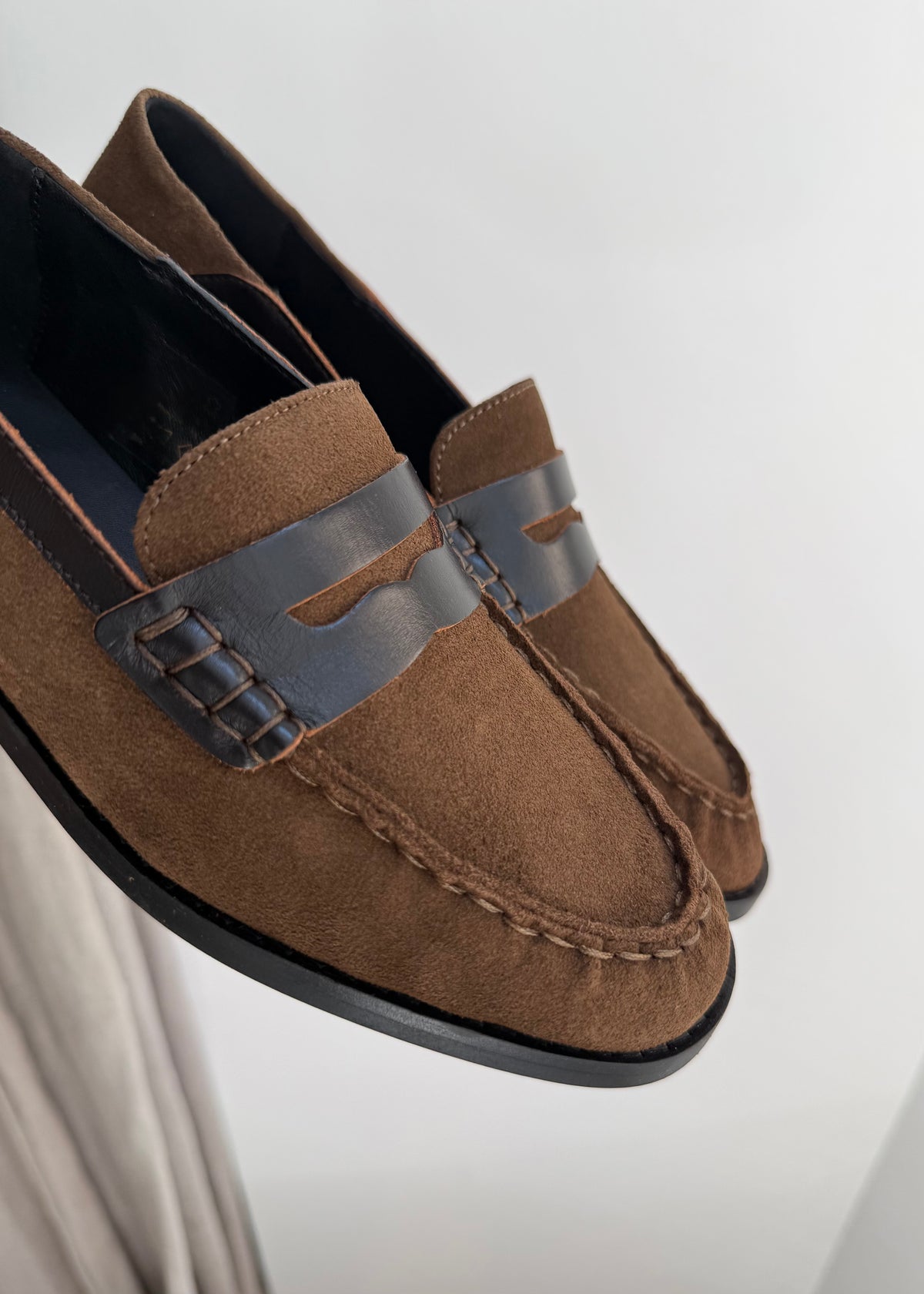 Mocassins Maison Toufet Constance Taupe