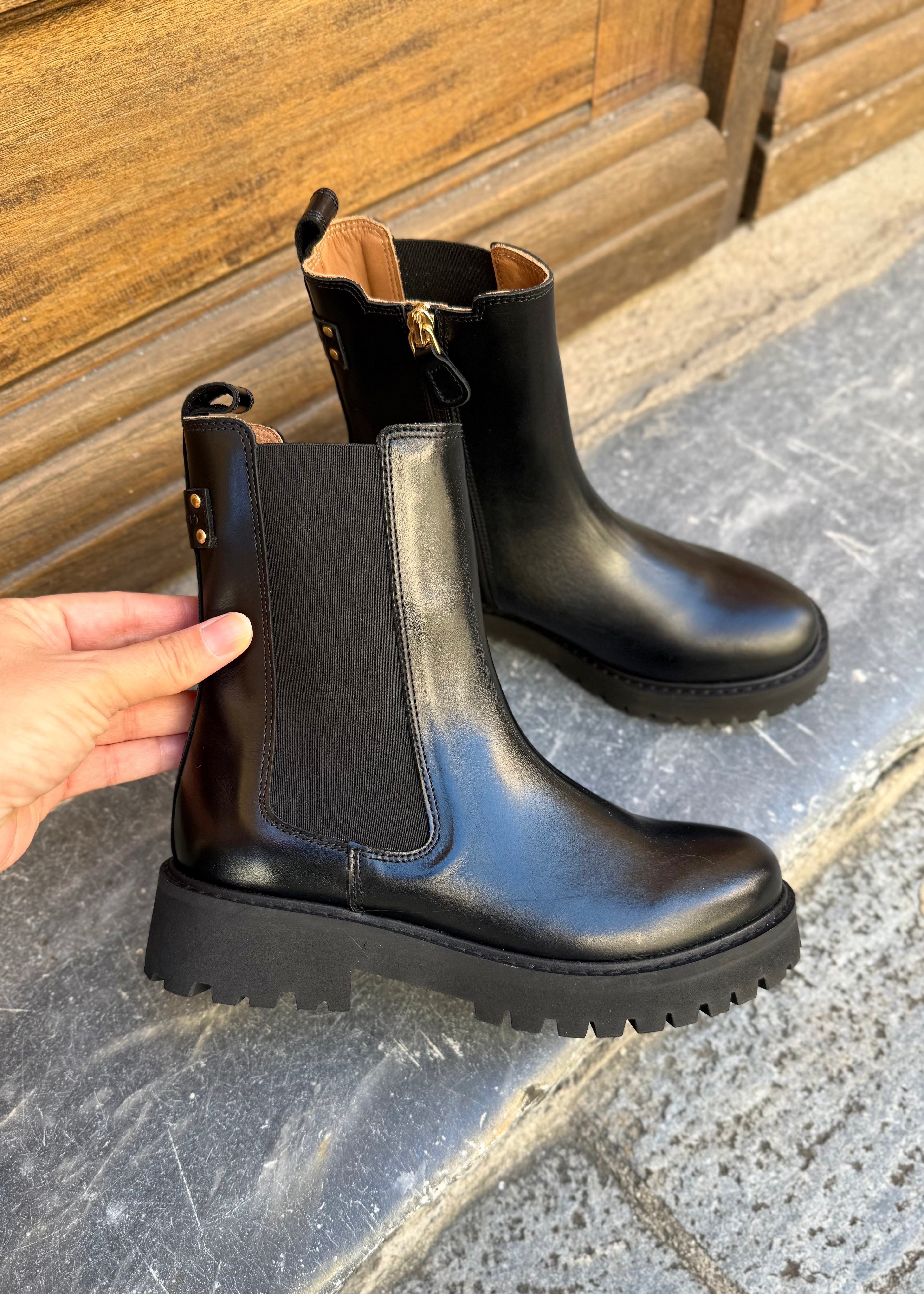 Bottines Maison Toufet Joyce Noir Maison Toufet