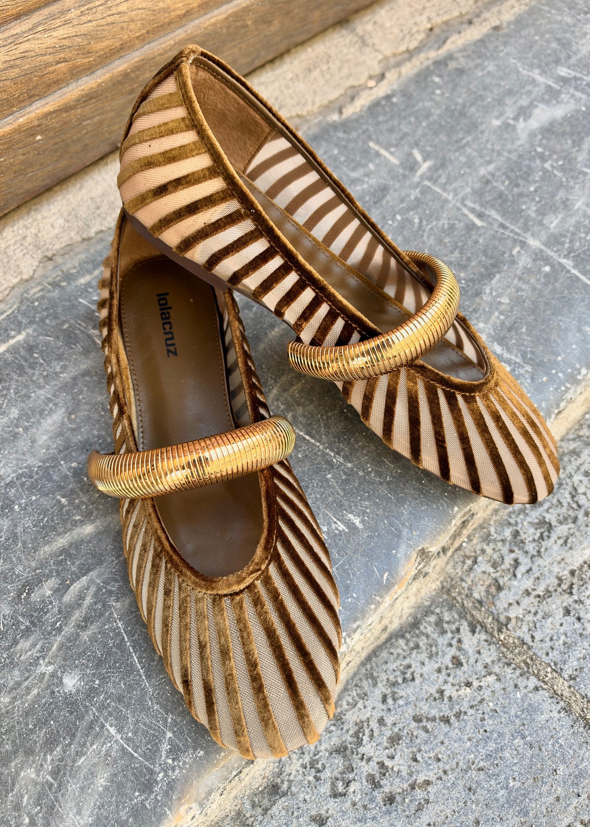Ballerines Lola Cruz Alexa Ocre