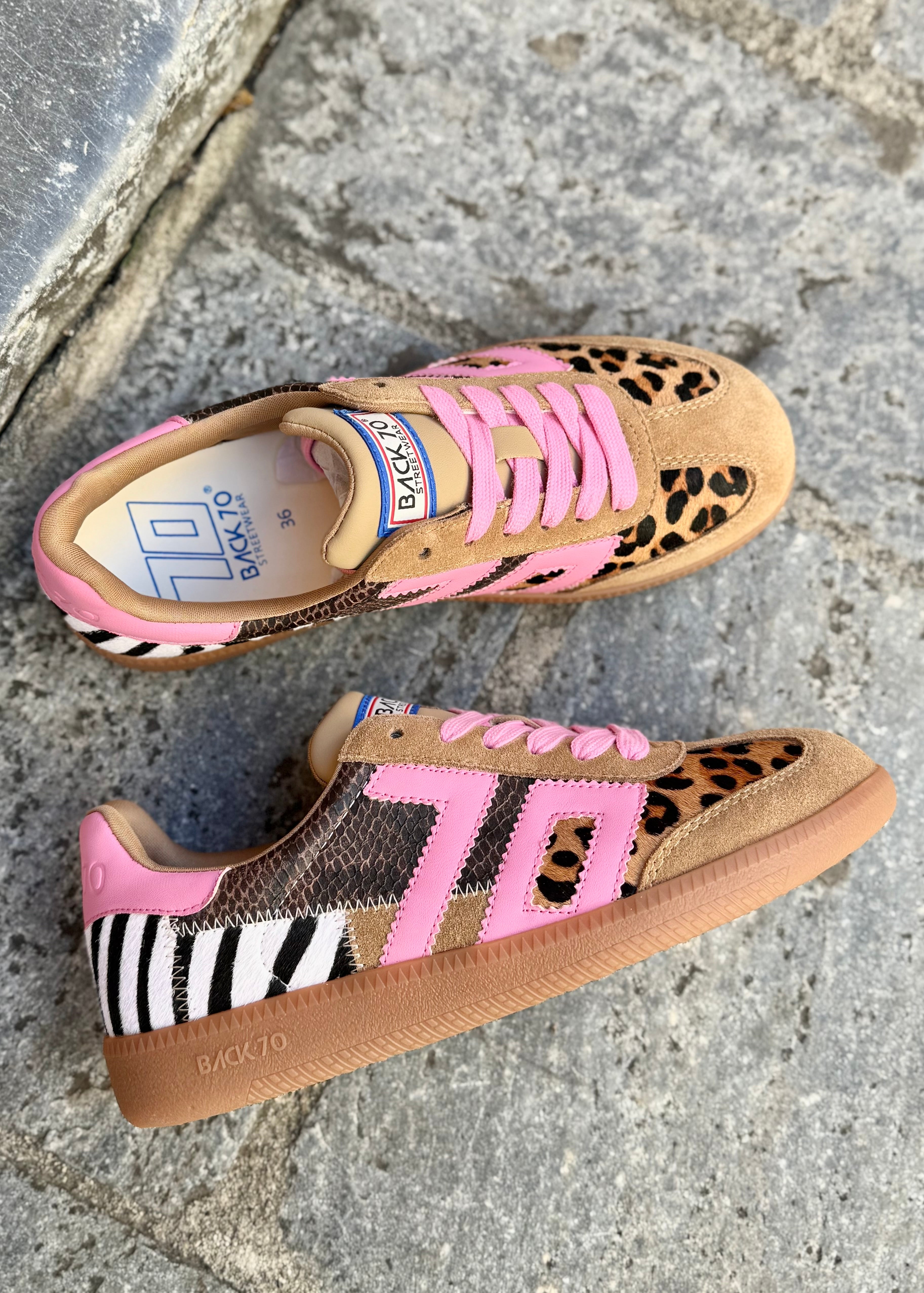 Baskets Back70 Squid Leo/Zebra Fuxia Back 70