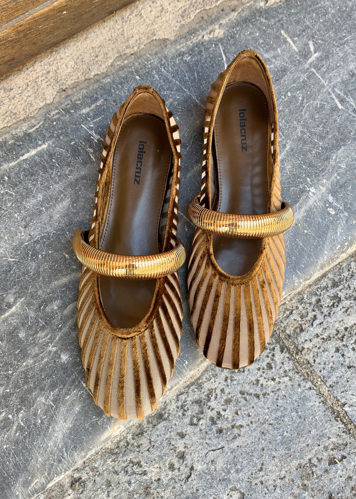 Ballerines Lola Cruz Alexa Ocre