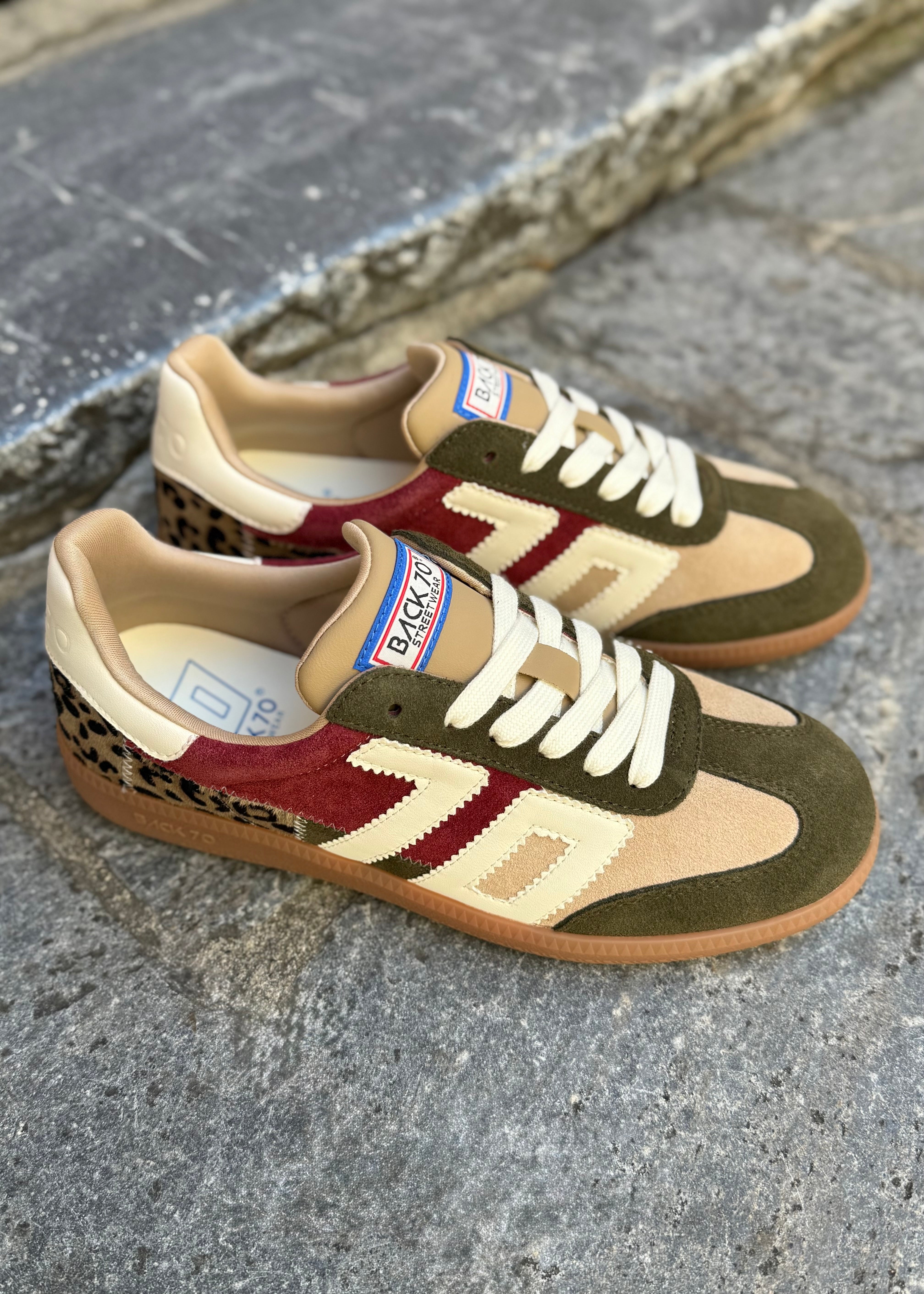 Baskets Back70 Squid Mix suède Back 70