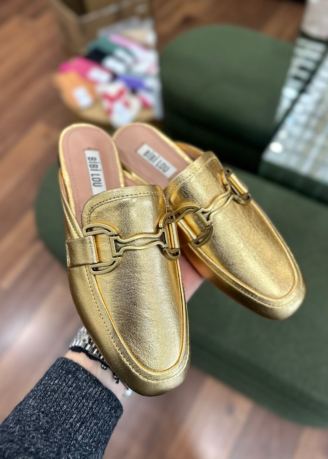 Mules Bibi Lou Vela Slipper Oro