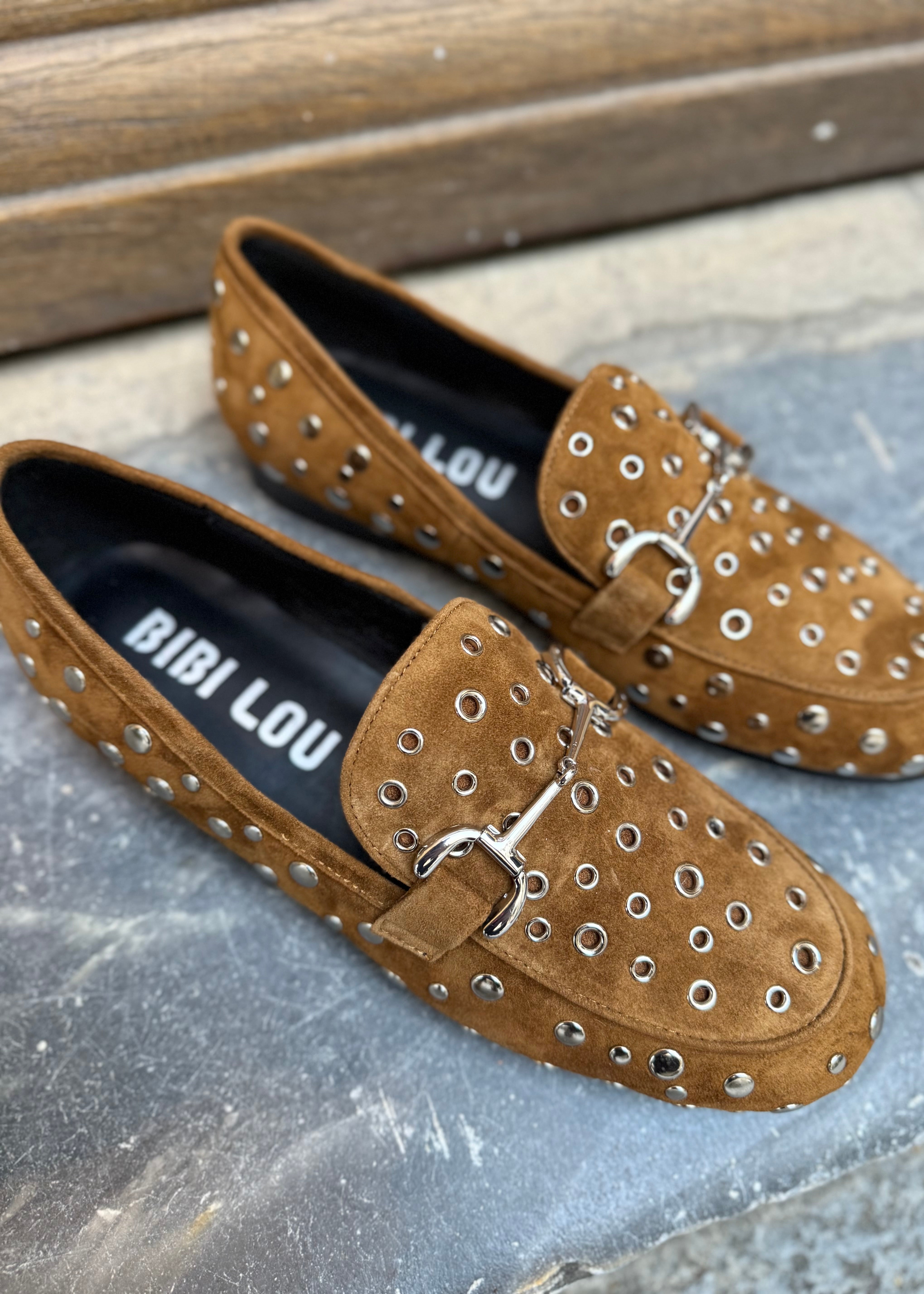 Mocassins Bibi Lou Ashe studs Tan Bibi Lou
