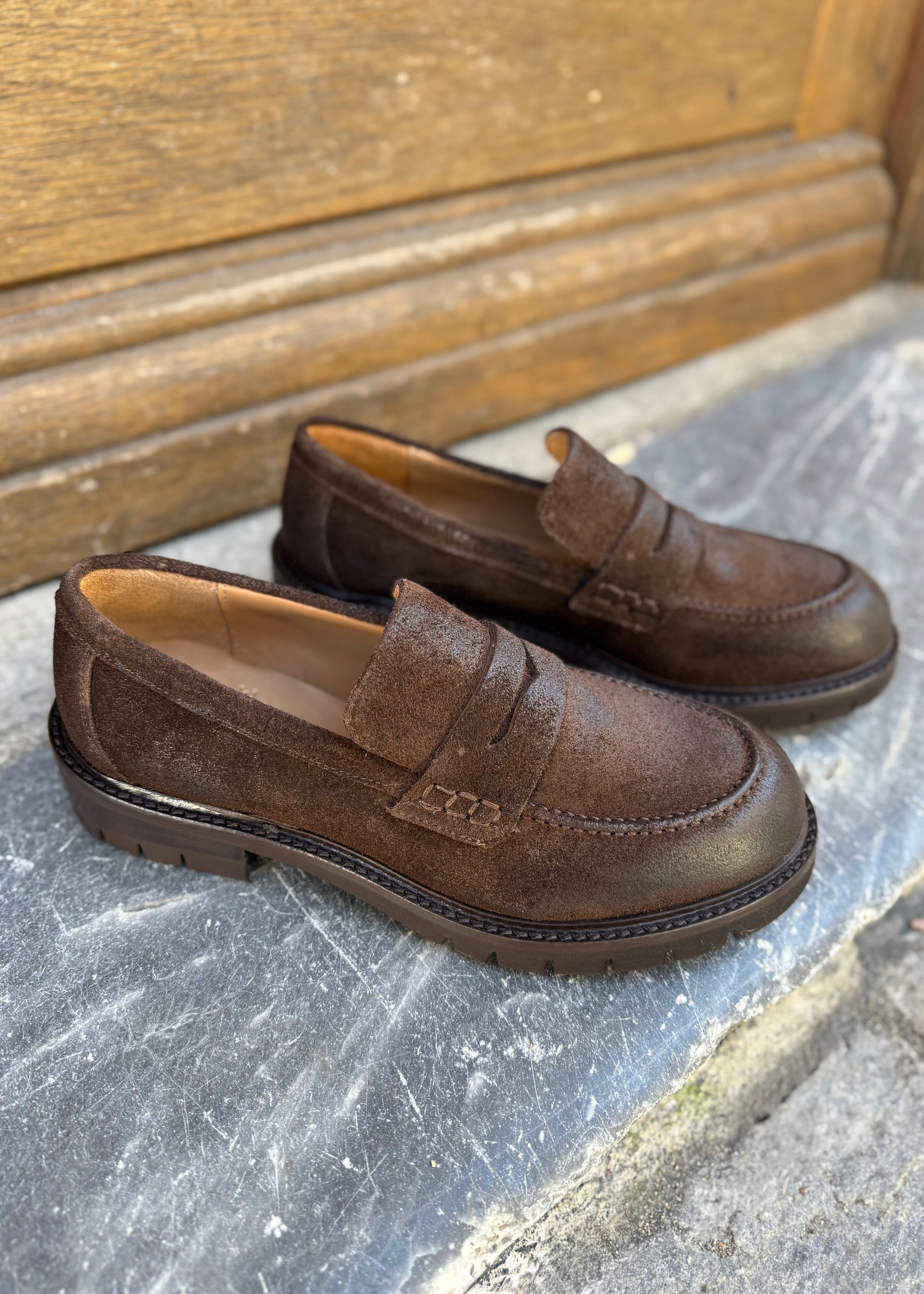 Mocassins Niche 1913 velours Marron Niche scarpe