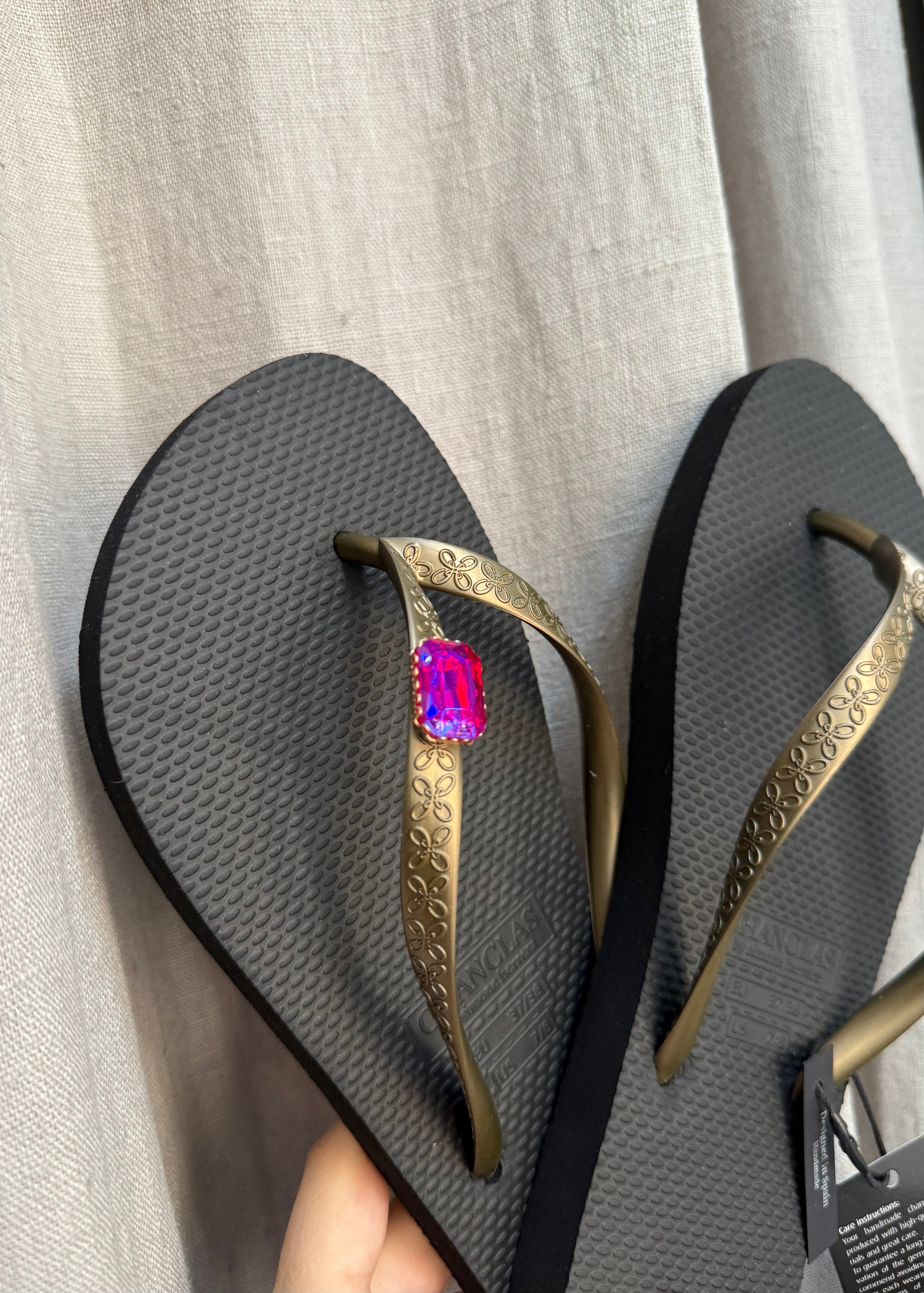 Tongs Chanclas Lolita Noir Chanclas by Simone Herrera