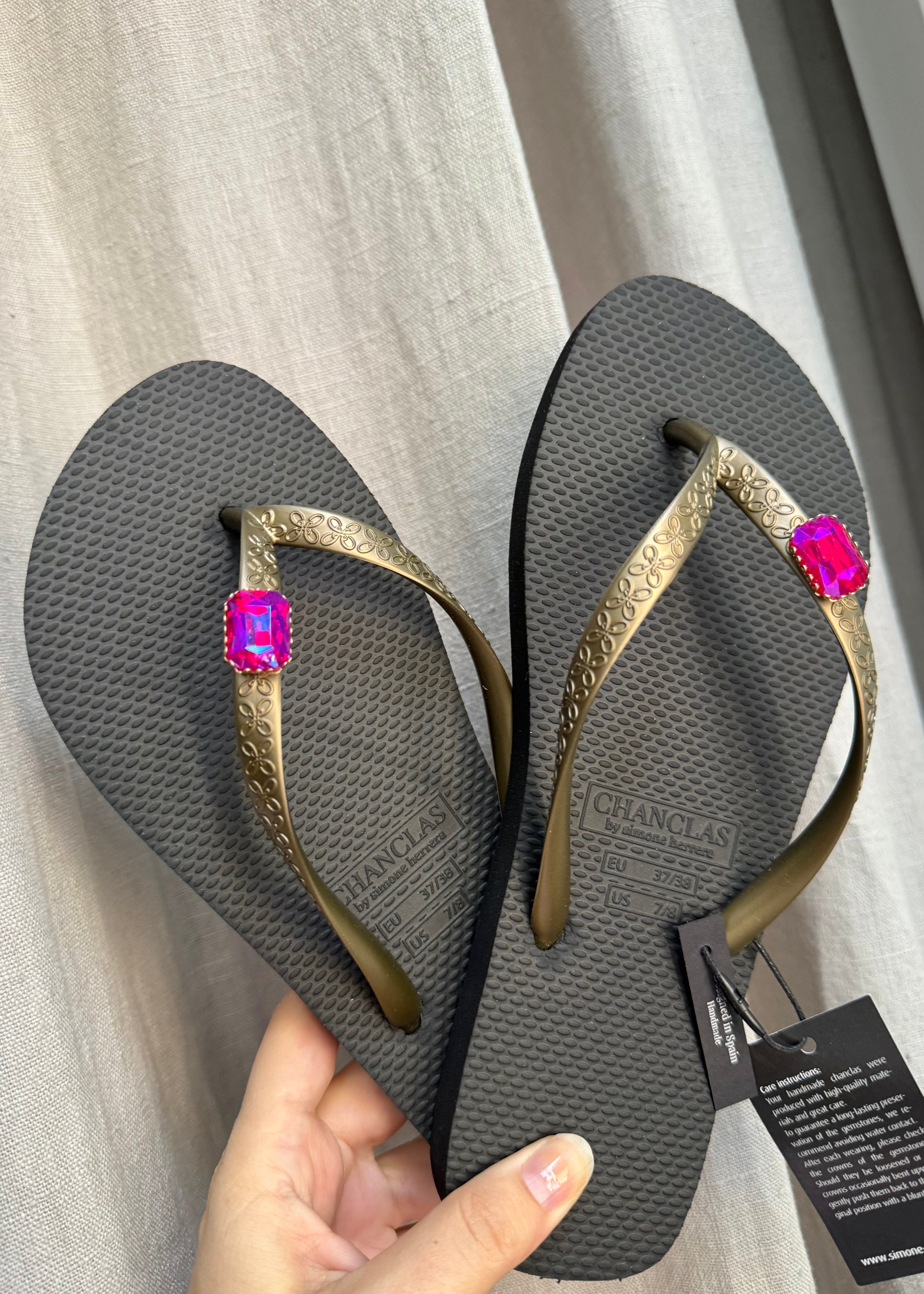 Tongs Chanclas Lolita Noir Chanclas by Simone Herrera