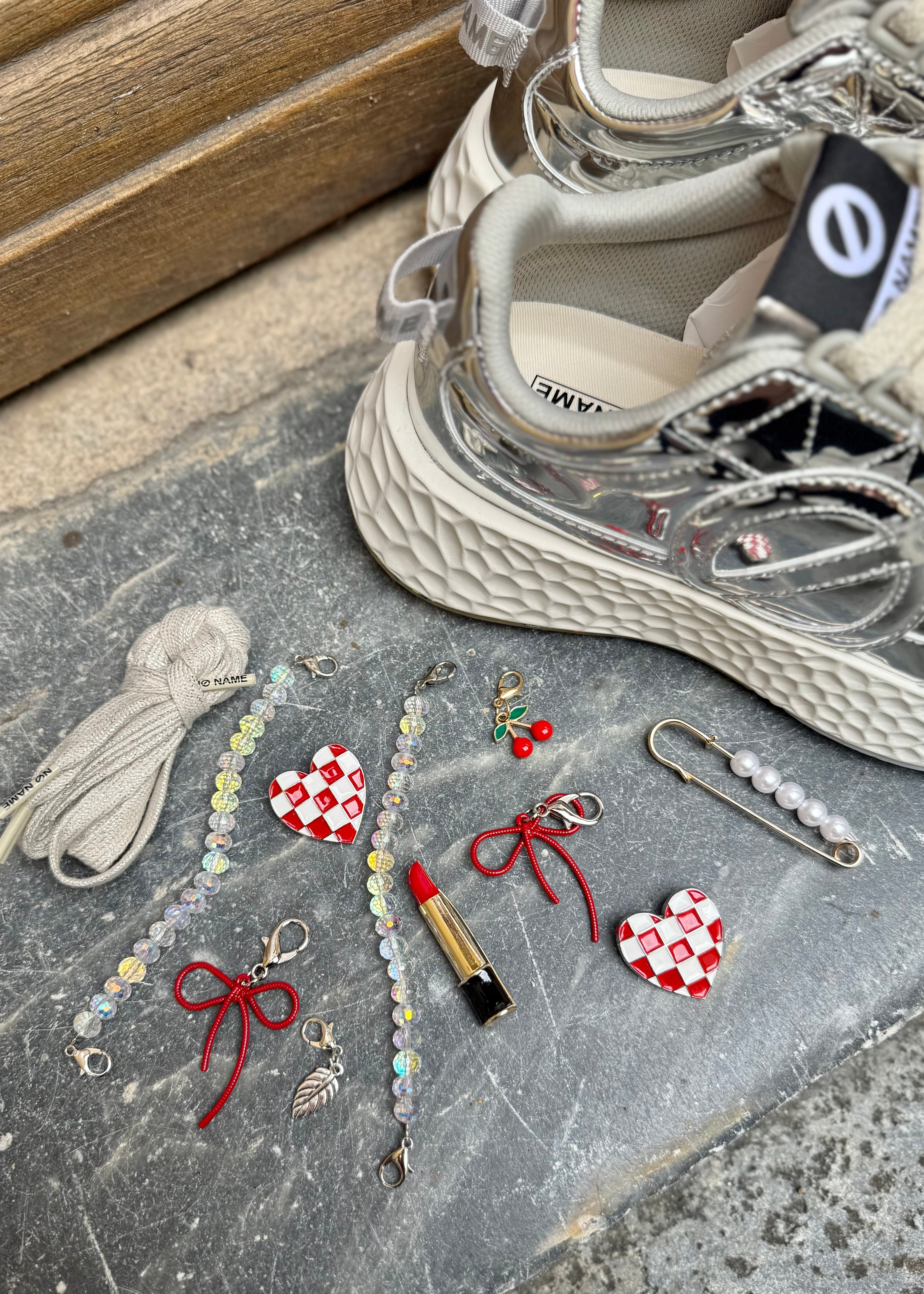 Baskets No Name Carter Runner - Silver/Mirror No Name