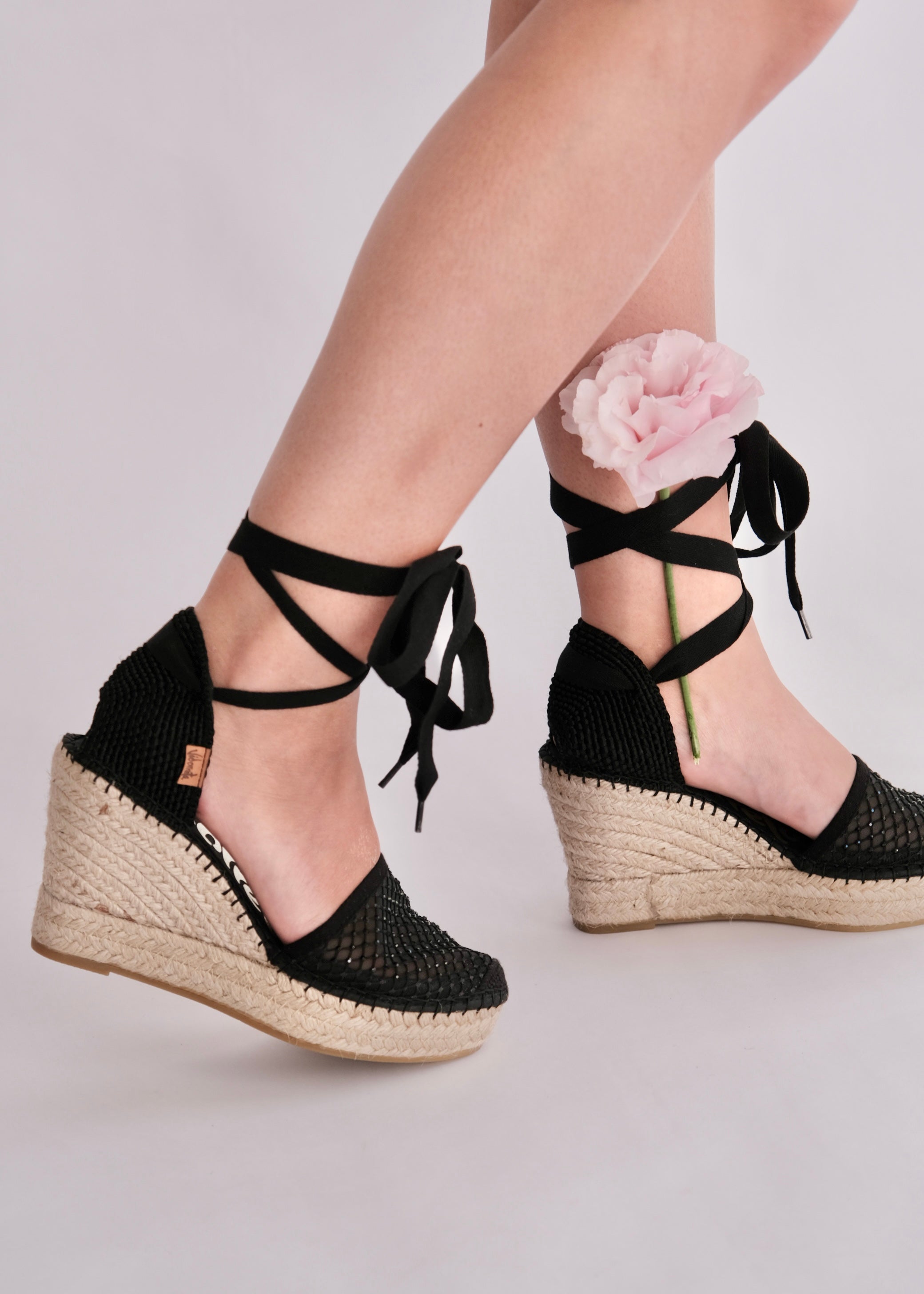 Espadrilles Vidorreta Valenciana Noir Vidorreta