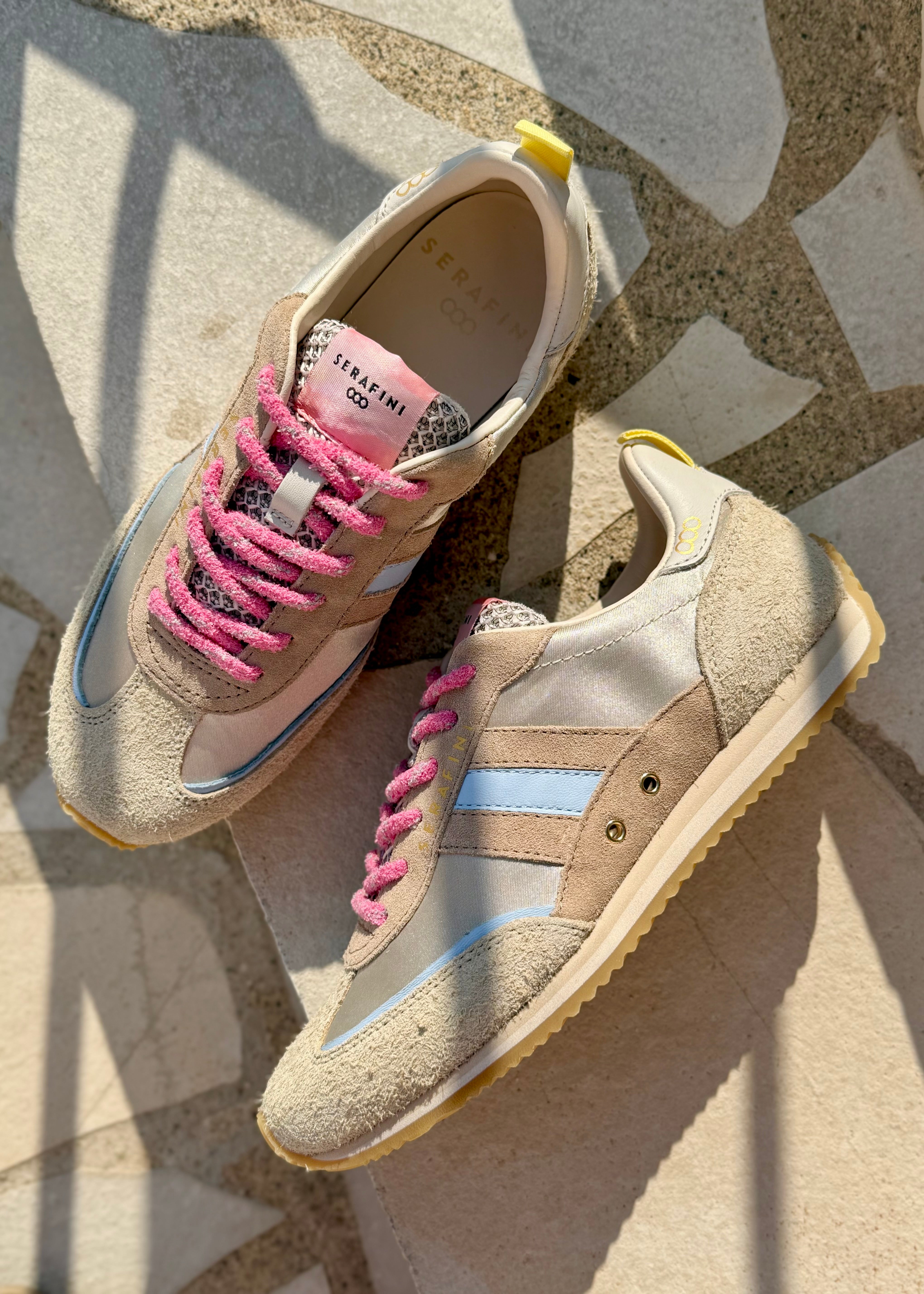 Baskets Serafini Lady D. Sand/Pink Serafini