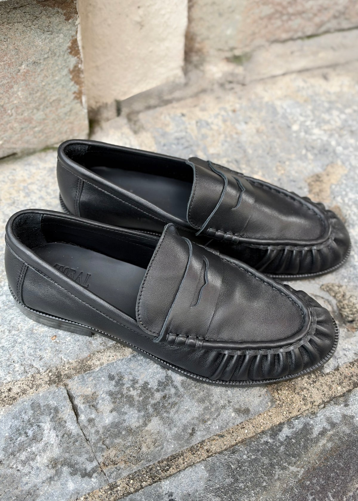 Mocassins Toral Blake cuir noir