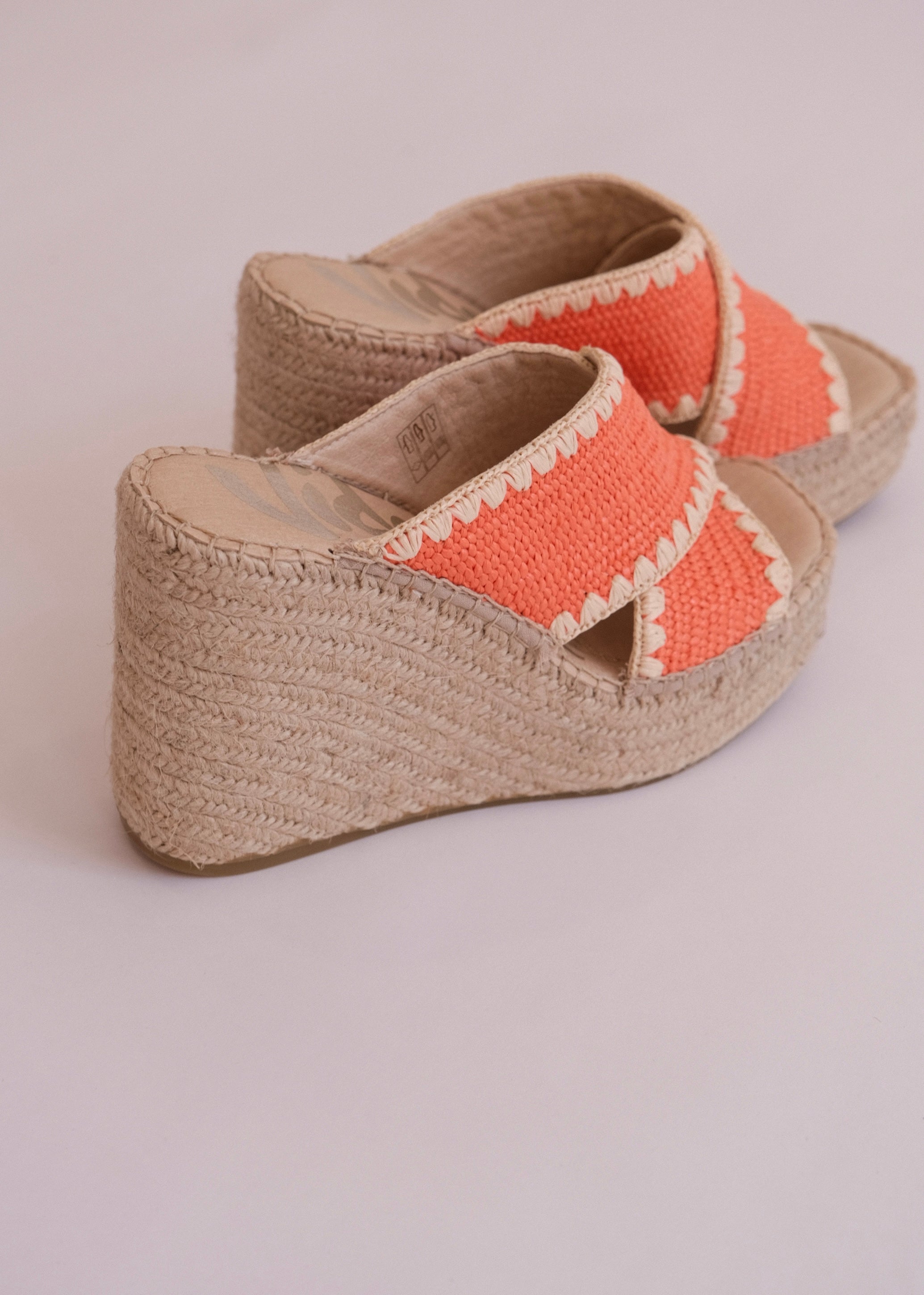 Espadrilles compensées Vidorreta 79900 Salmon Vidorreta