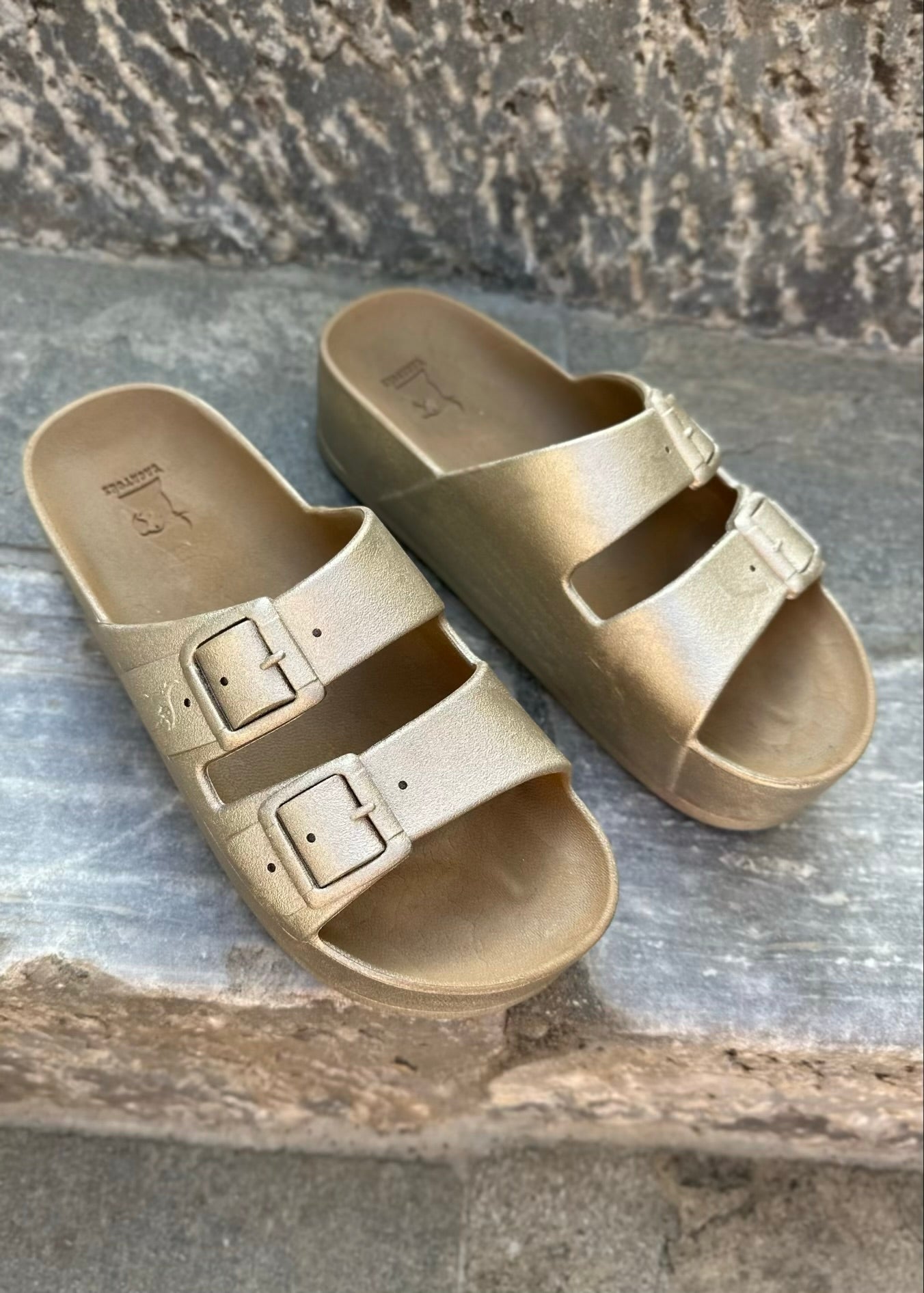 Sandales Cacatoès Caipirinha metallic Gold Cacatoès