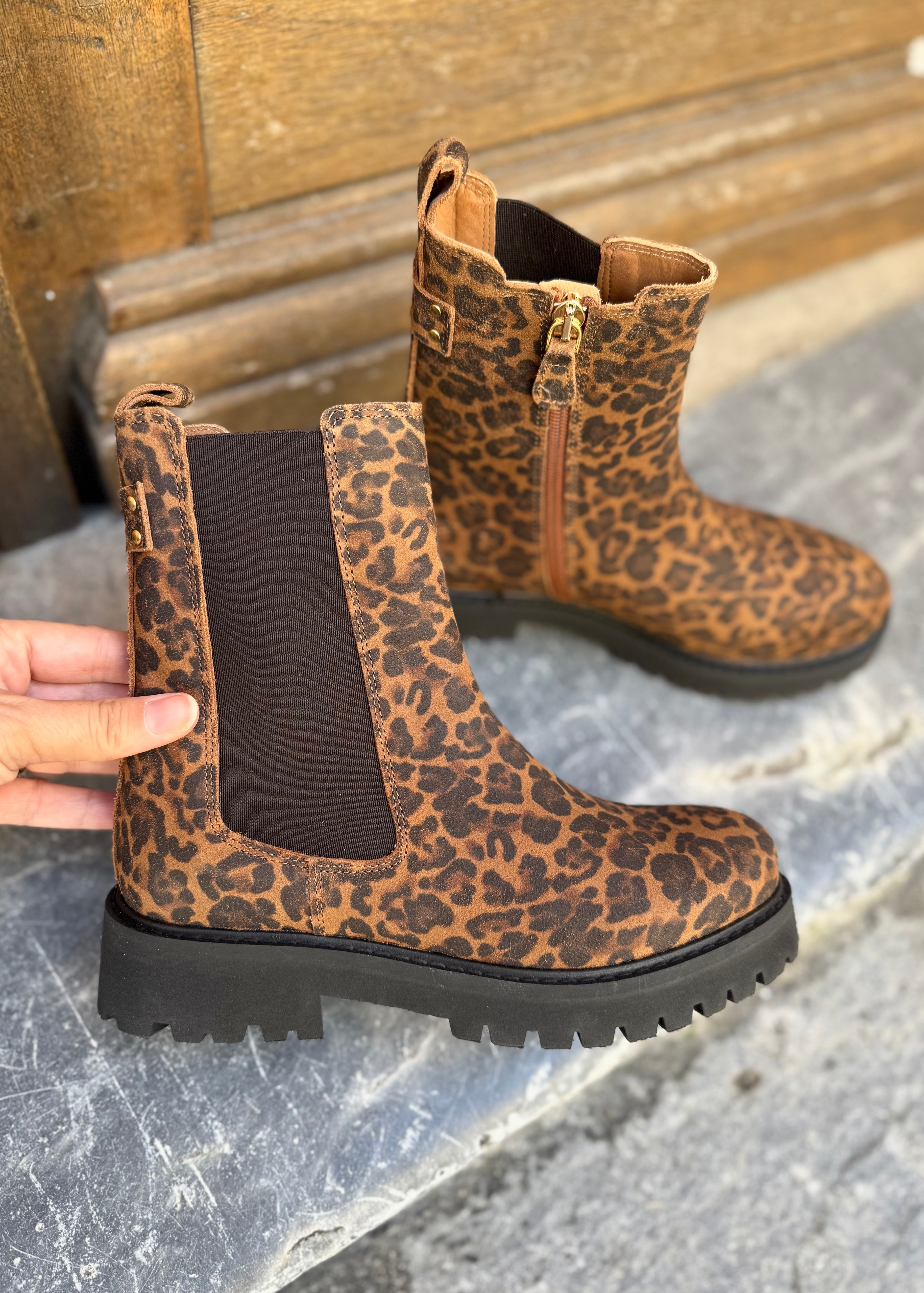Bottines Maison Toufet Joyce Léopard Maison Toufet