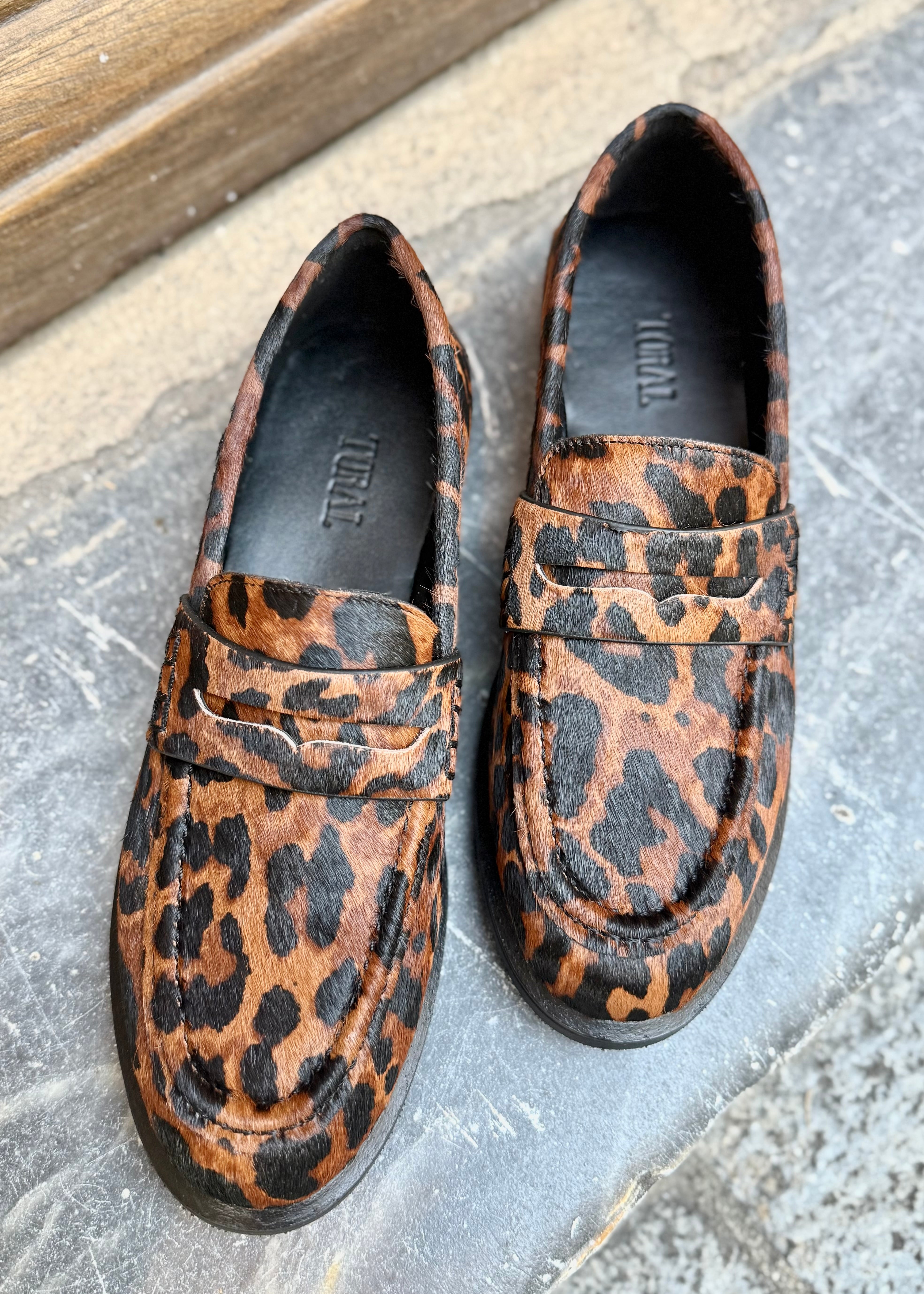 Mocassins Toral Nuru léopardo Toral