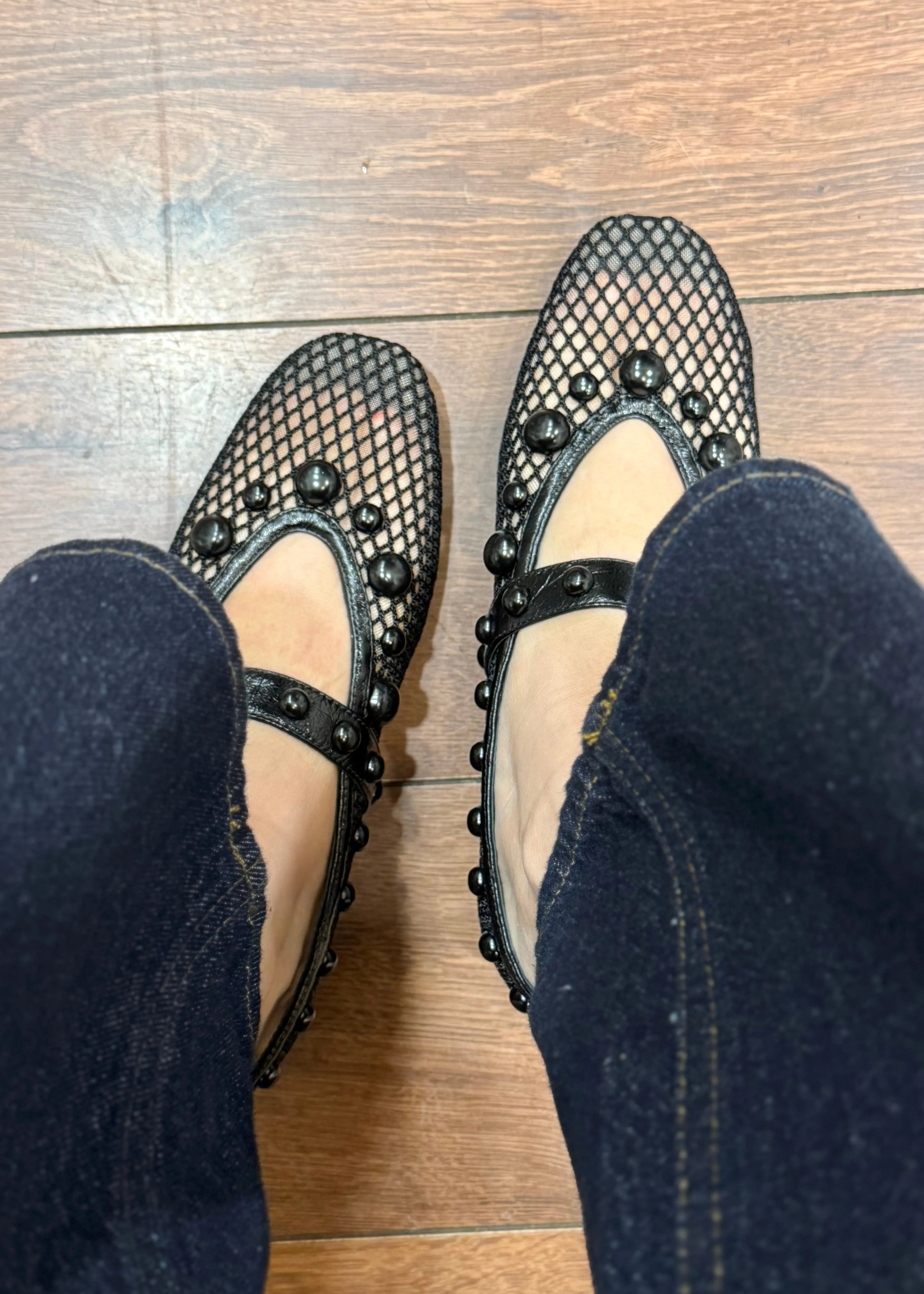 Ballerines Bibi Lou Carinna résille Noir Bibi Lou