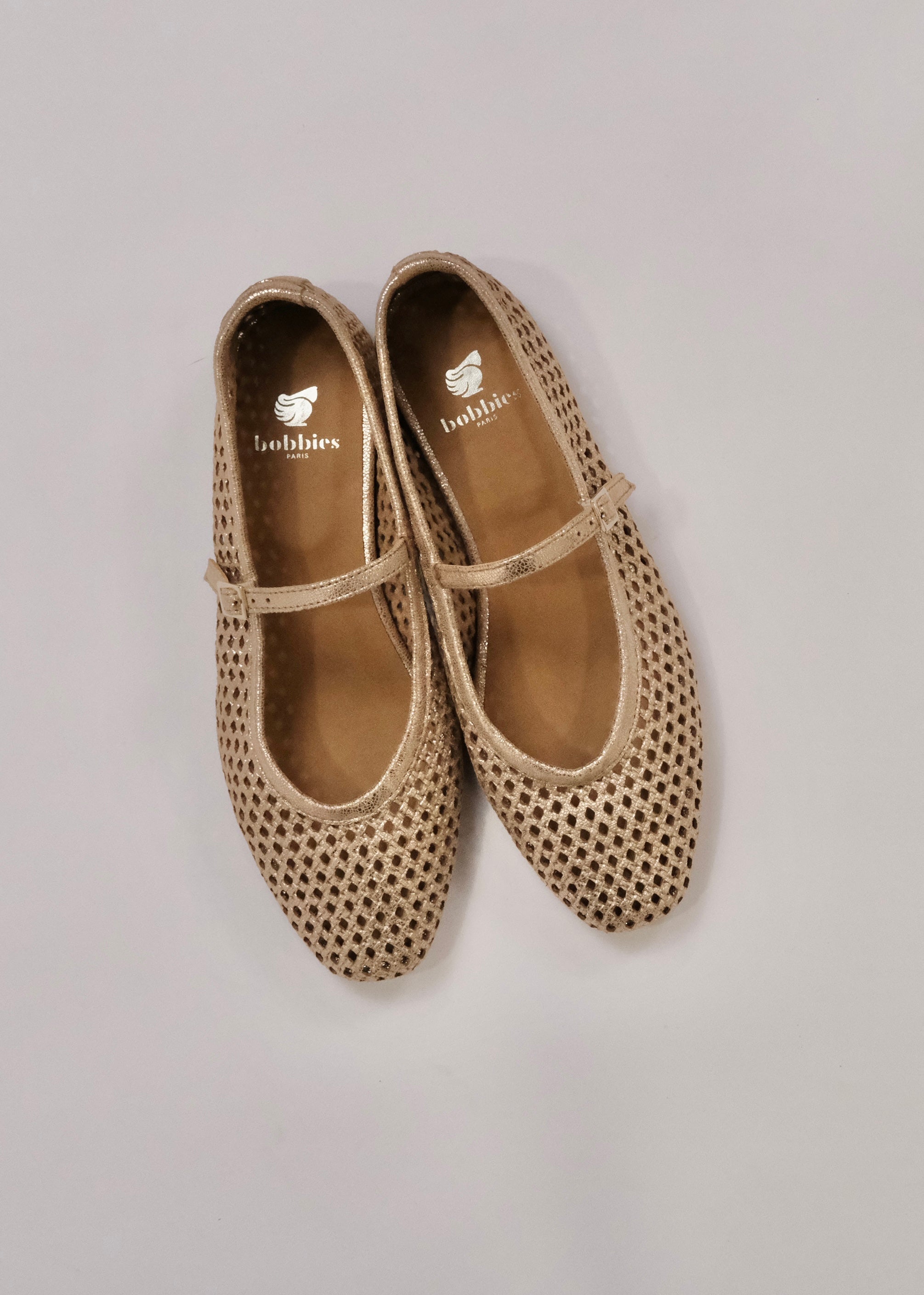 Ballerines Bobbies Maya Or Bobbies