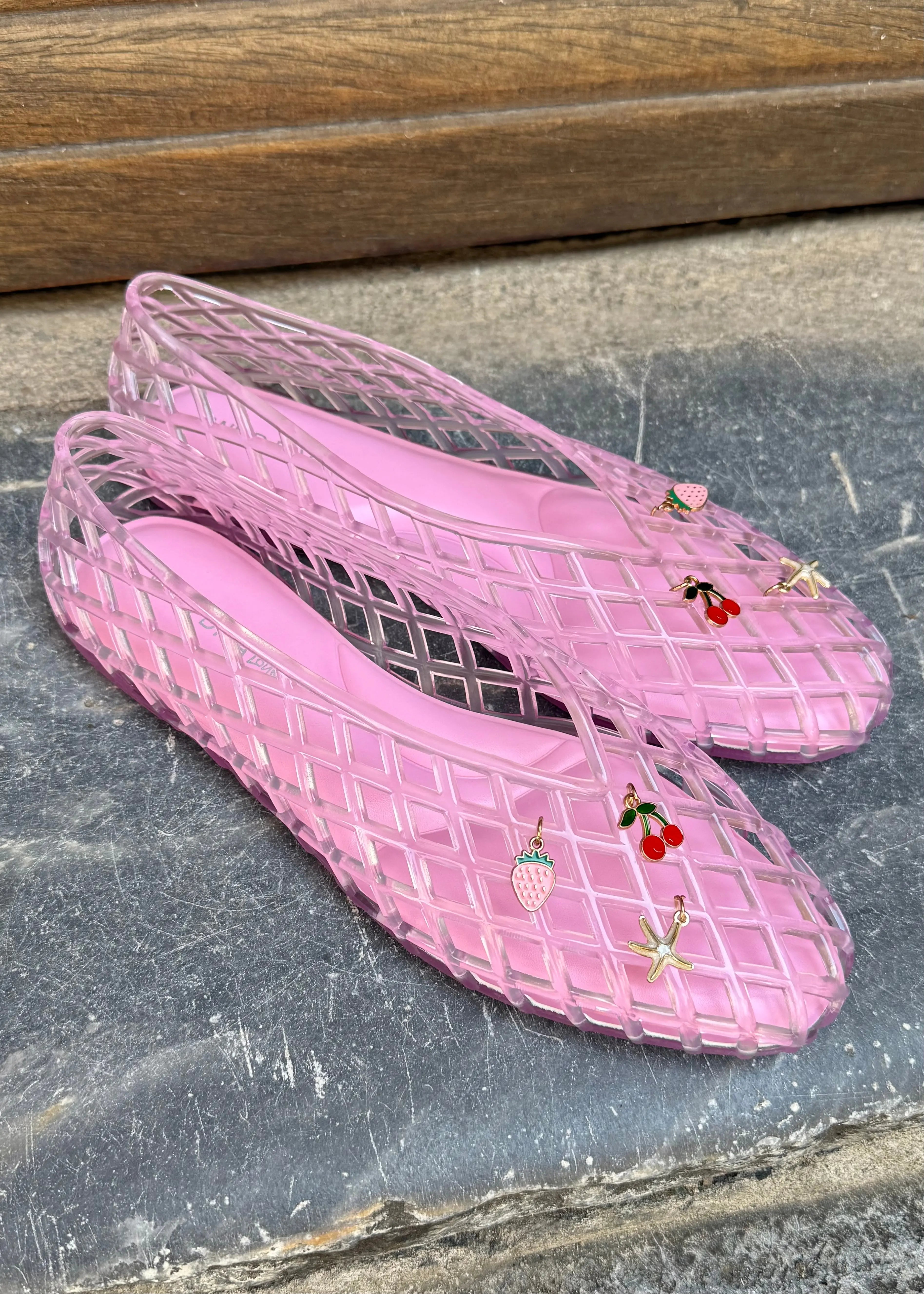 Ballerines jelly Suhana charms L'adresse Corte