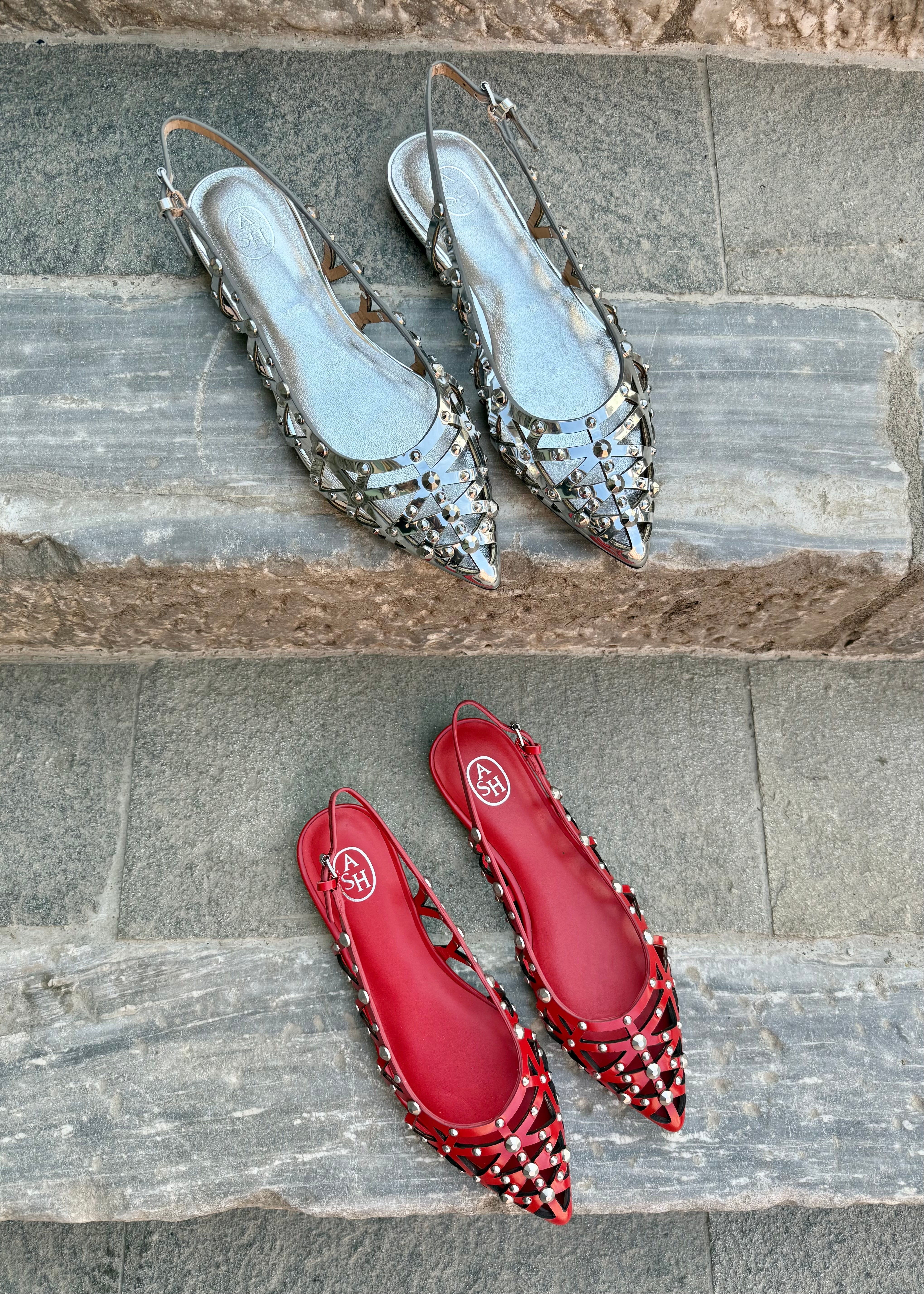 Ballerines Slingback Ash Bazaar Red Ash