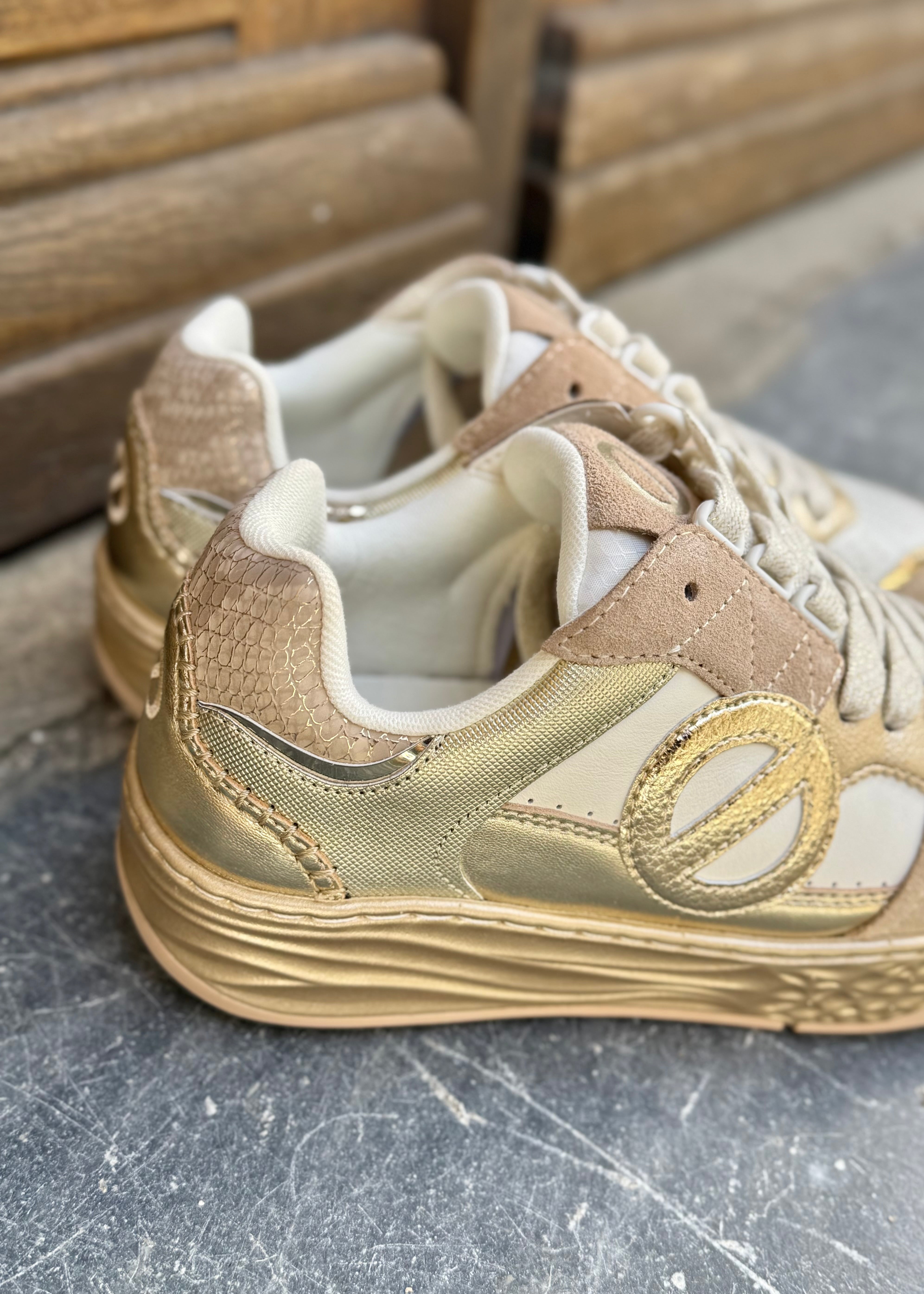 Baskets No Name Tyler court - White/Gold No Name