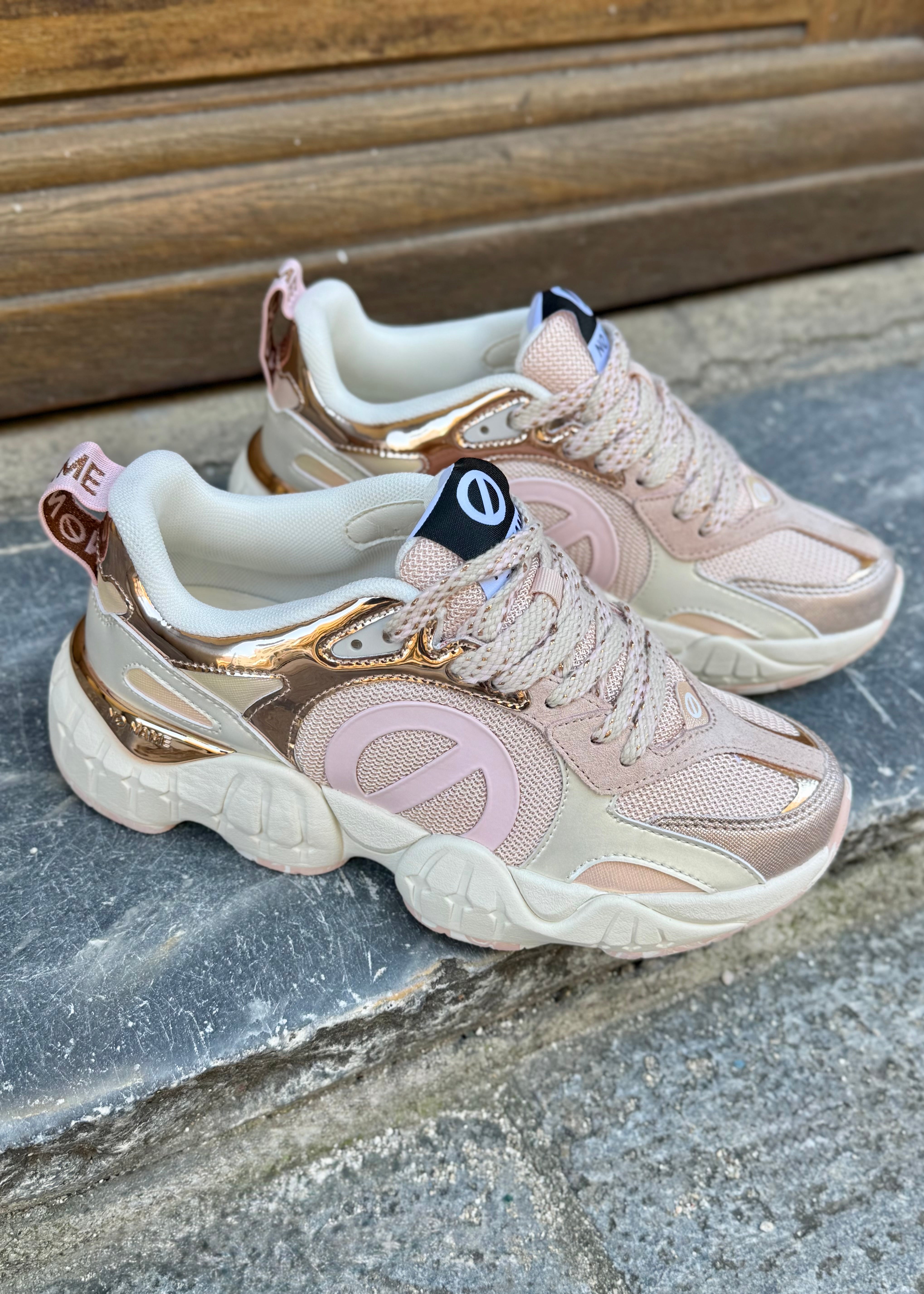 Baskets No name Krazee Runner Rose métal No Name