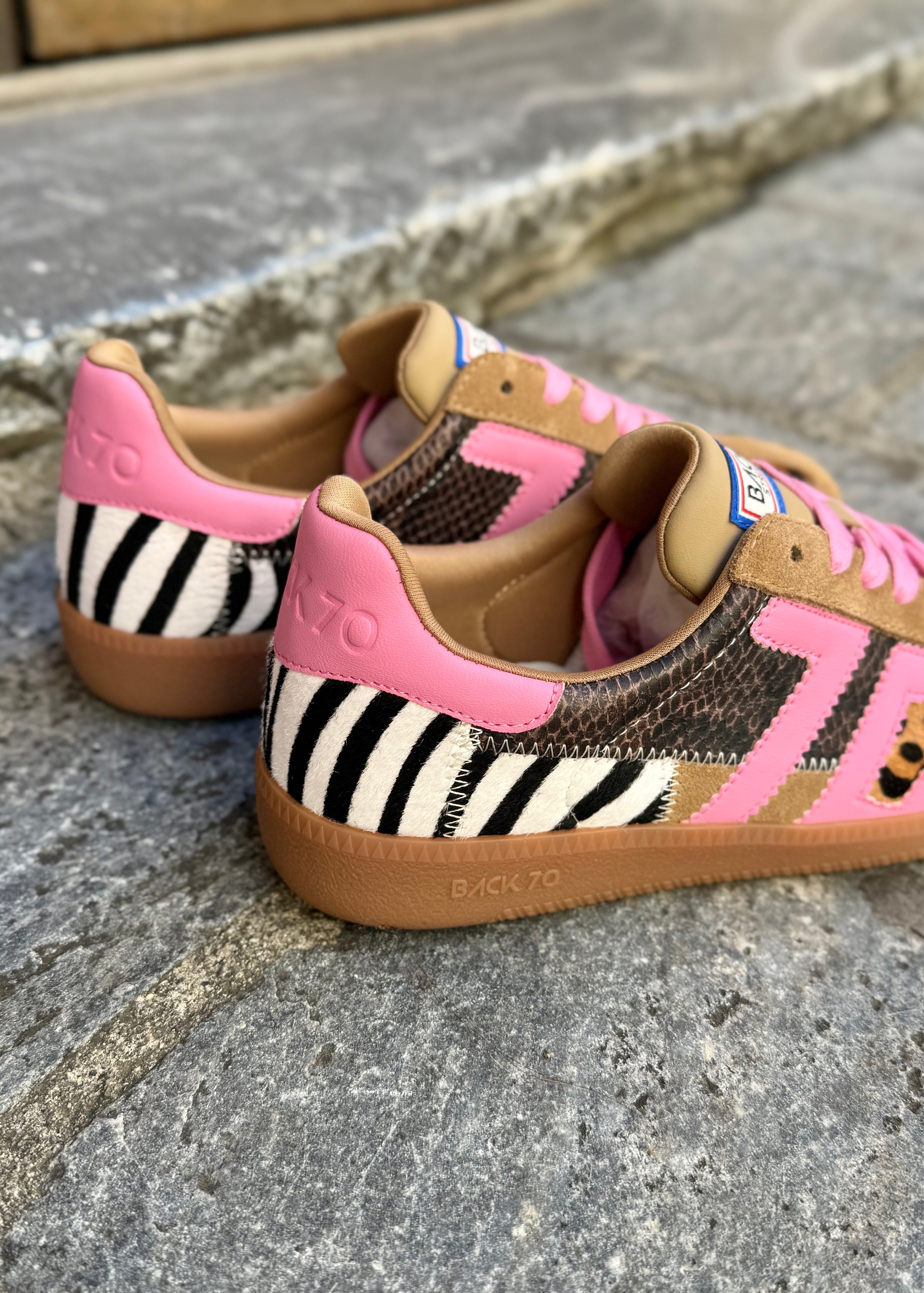 Baskets Back70 Squid Leo/Zebra Fuxia Back 70