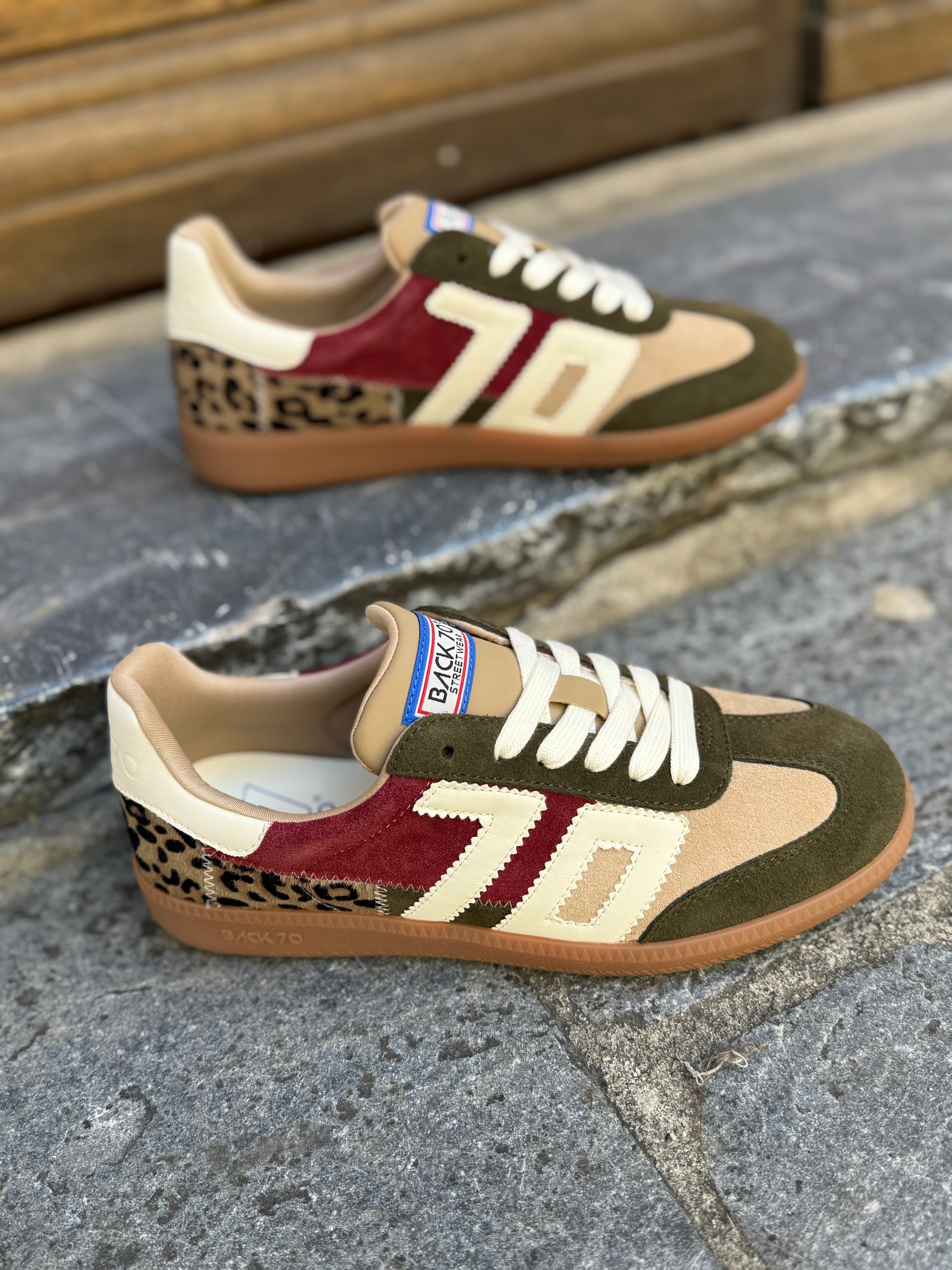 Baskets Back70 Squid Mix suède Back 70