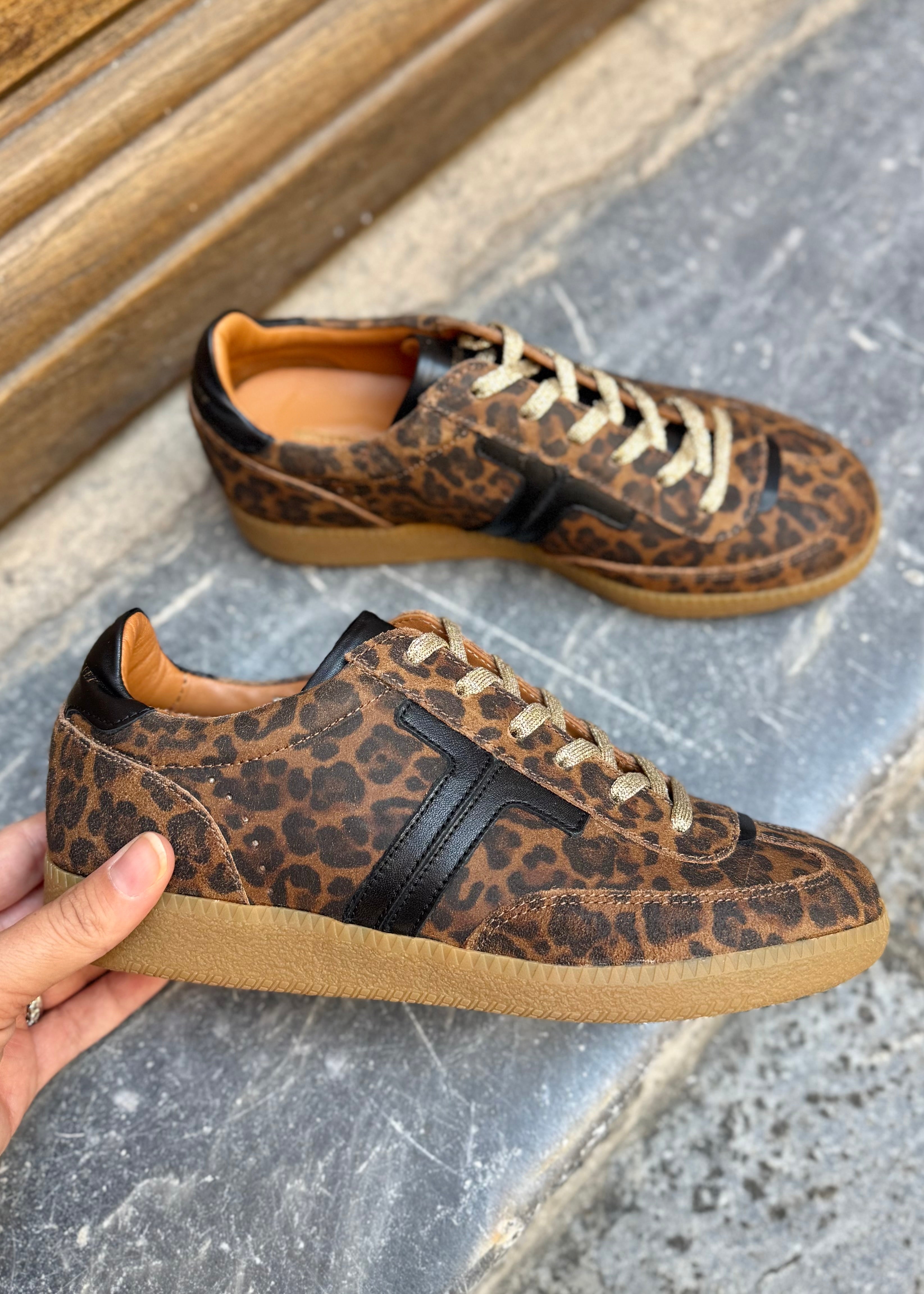 Baskets Maison Toufet Solveig Léopard Maison Toufet
