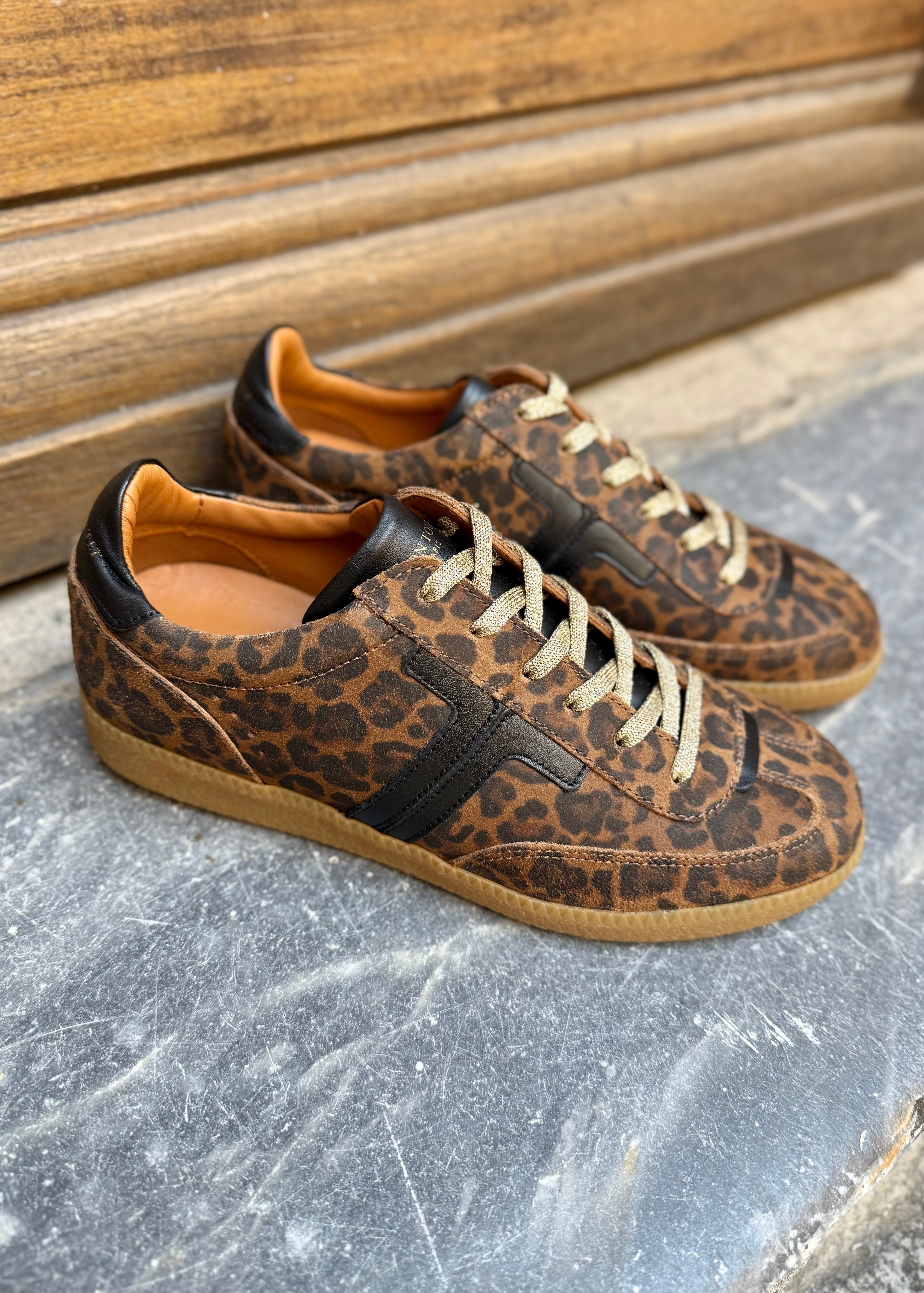 Baskets Maison Toufet Solveig Léopard Maison Toufet