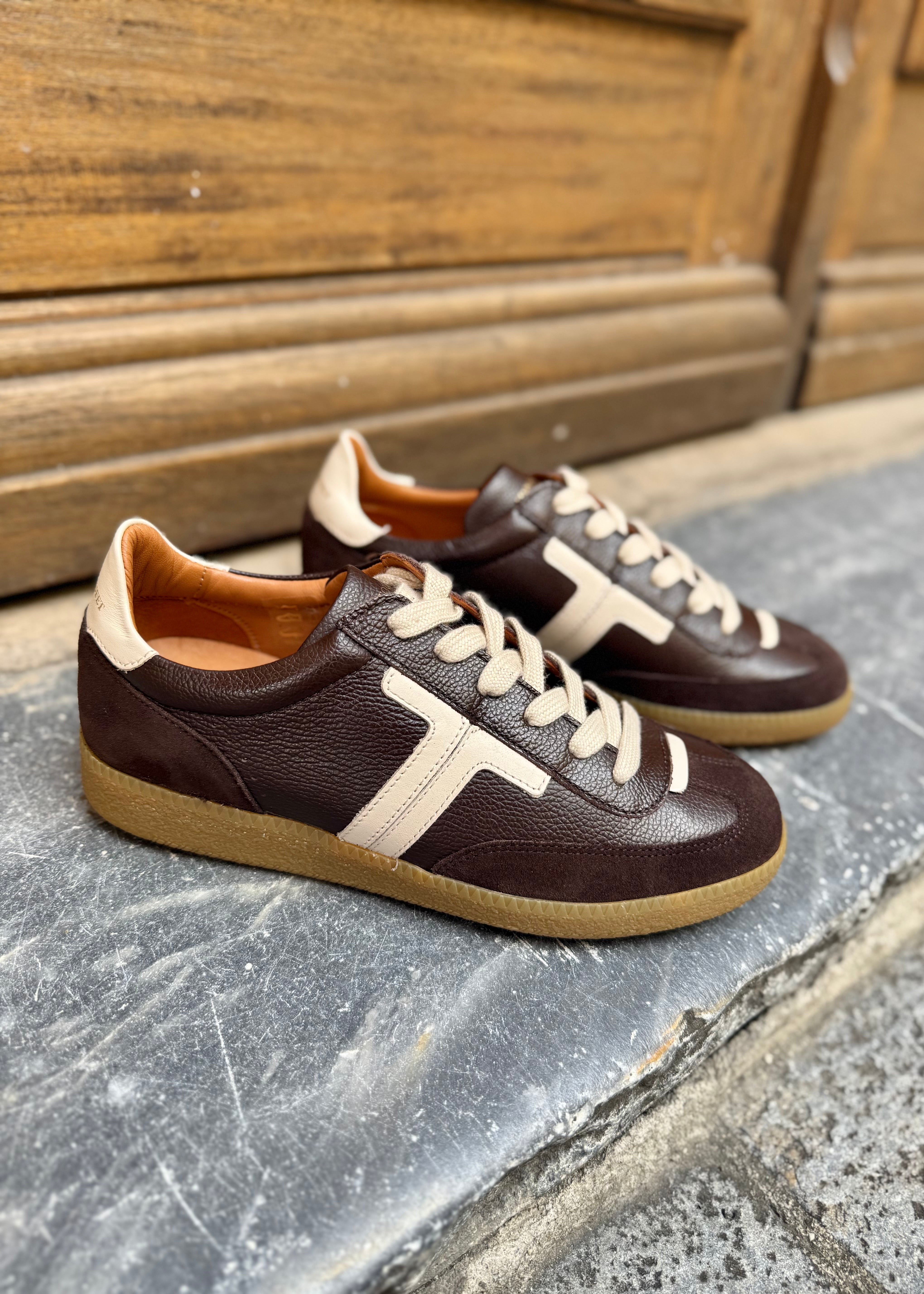 Baskets Maison Toufet Solveig marron Maison Toufet