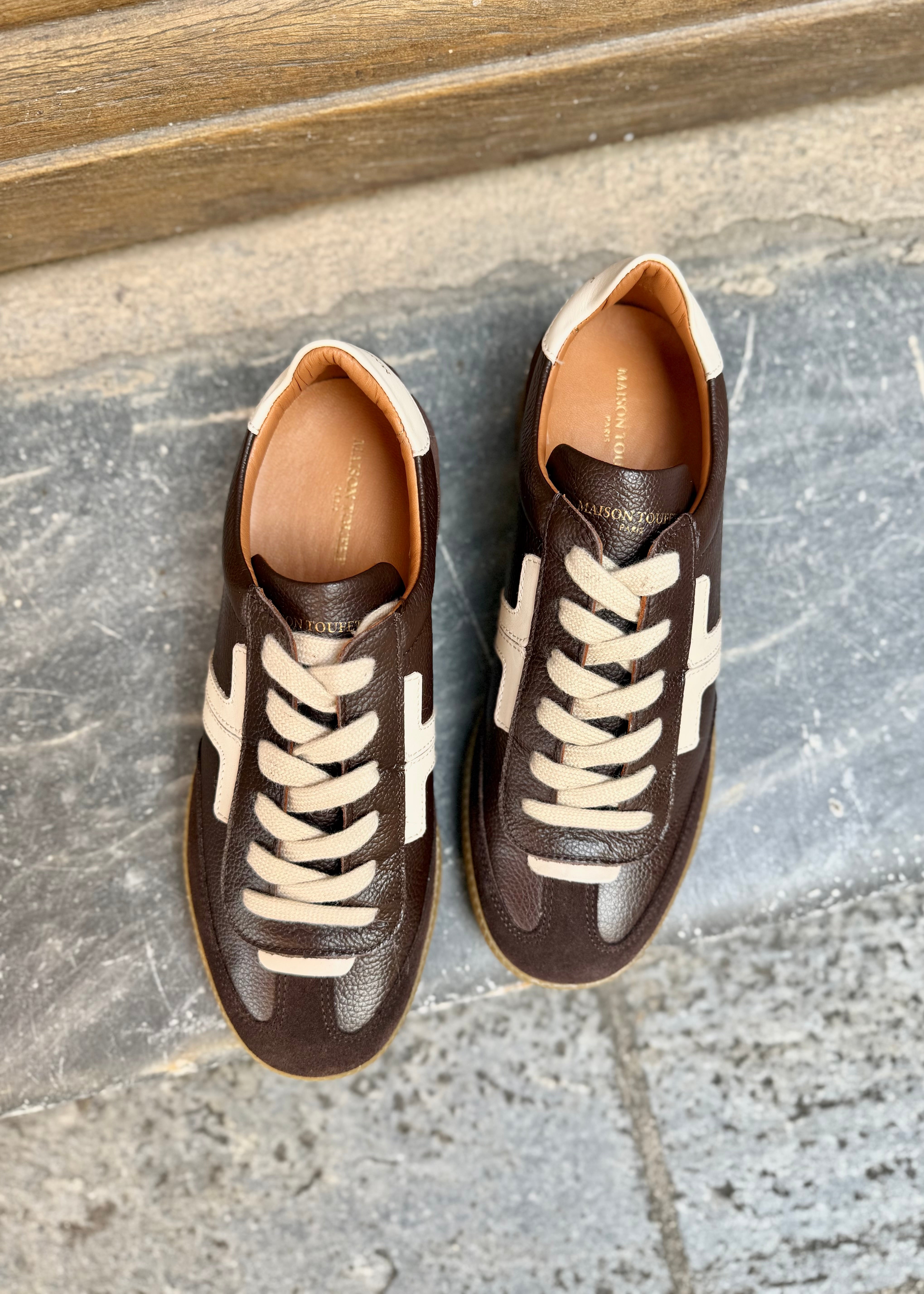 Baskets Maison Toufet Solveig marron Maison Toufet