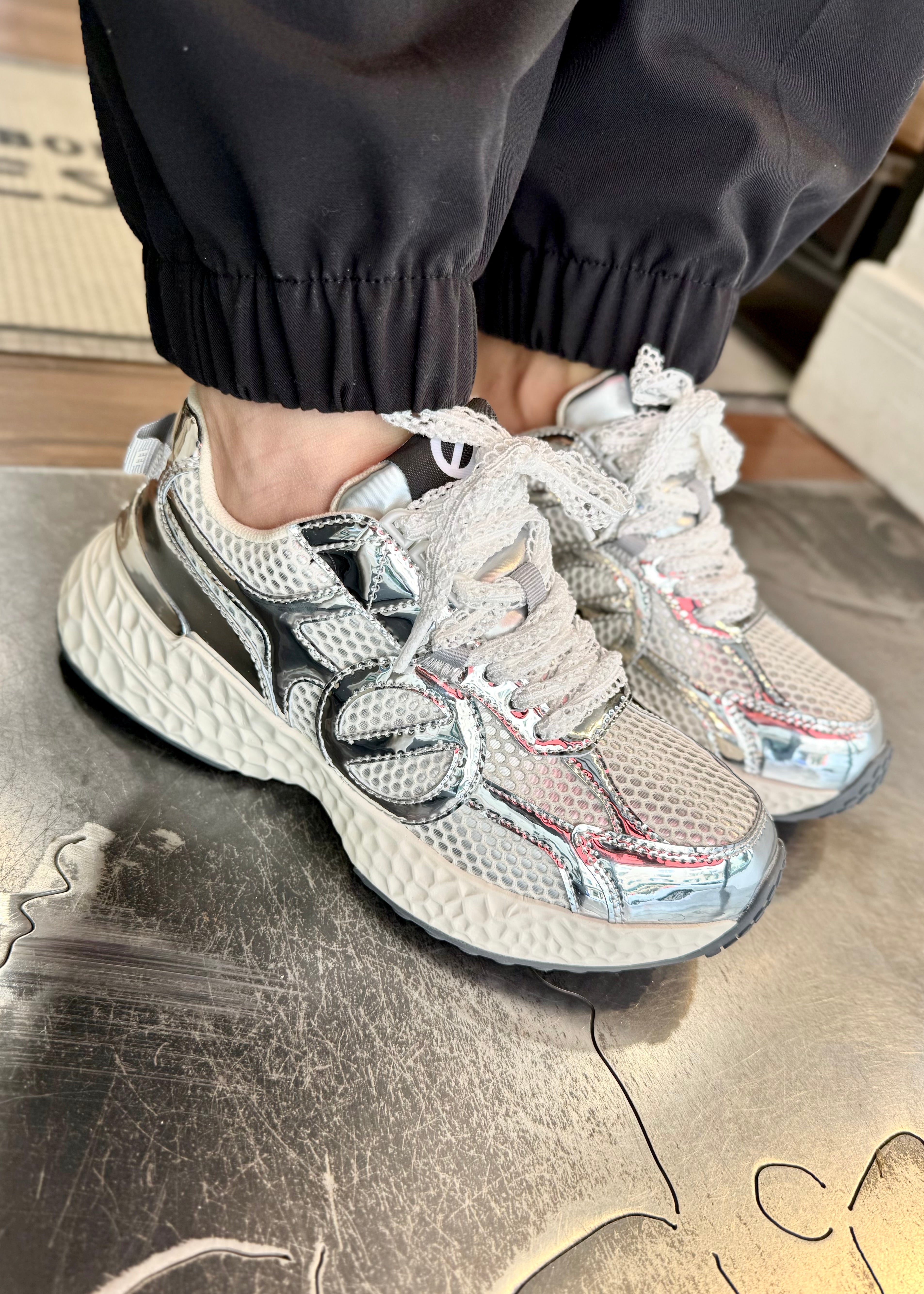 Baskets No Name Carter Runner 2.0 - Silver No Name